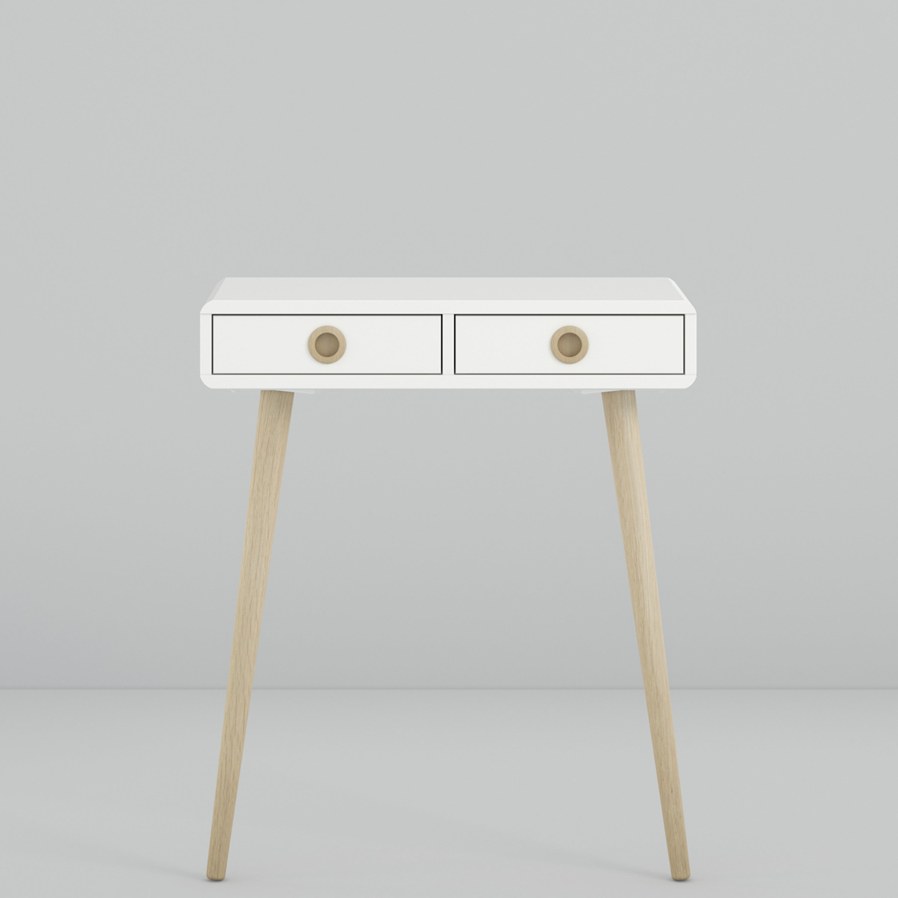 Softline Low Hall Table in Off White – FTG, view 5