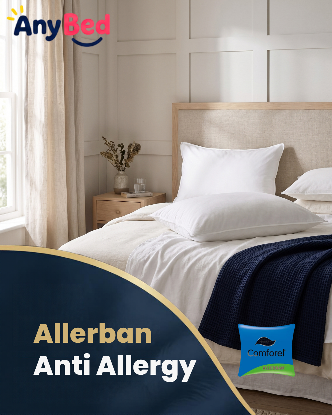 Allerban Anti-Allergy Pillow (pair)