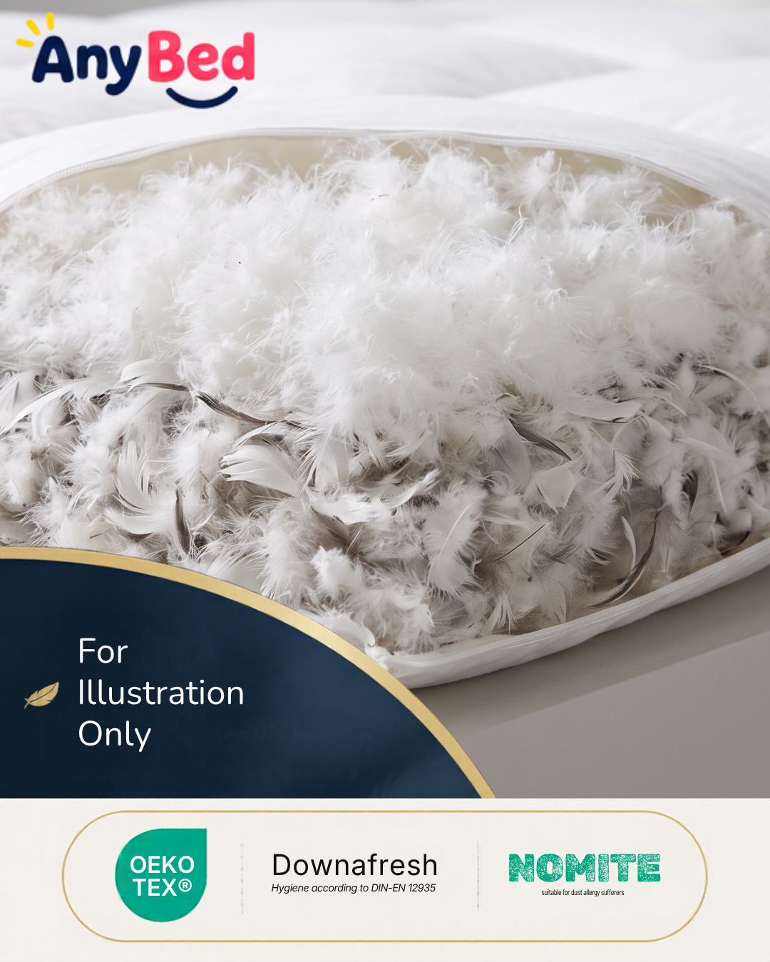 Down + Feather & Down Mattress Topper, Combination