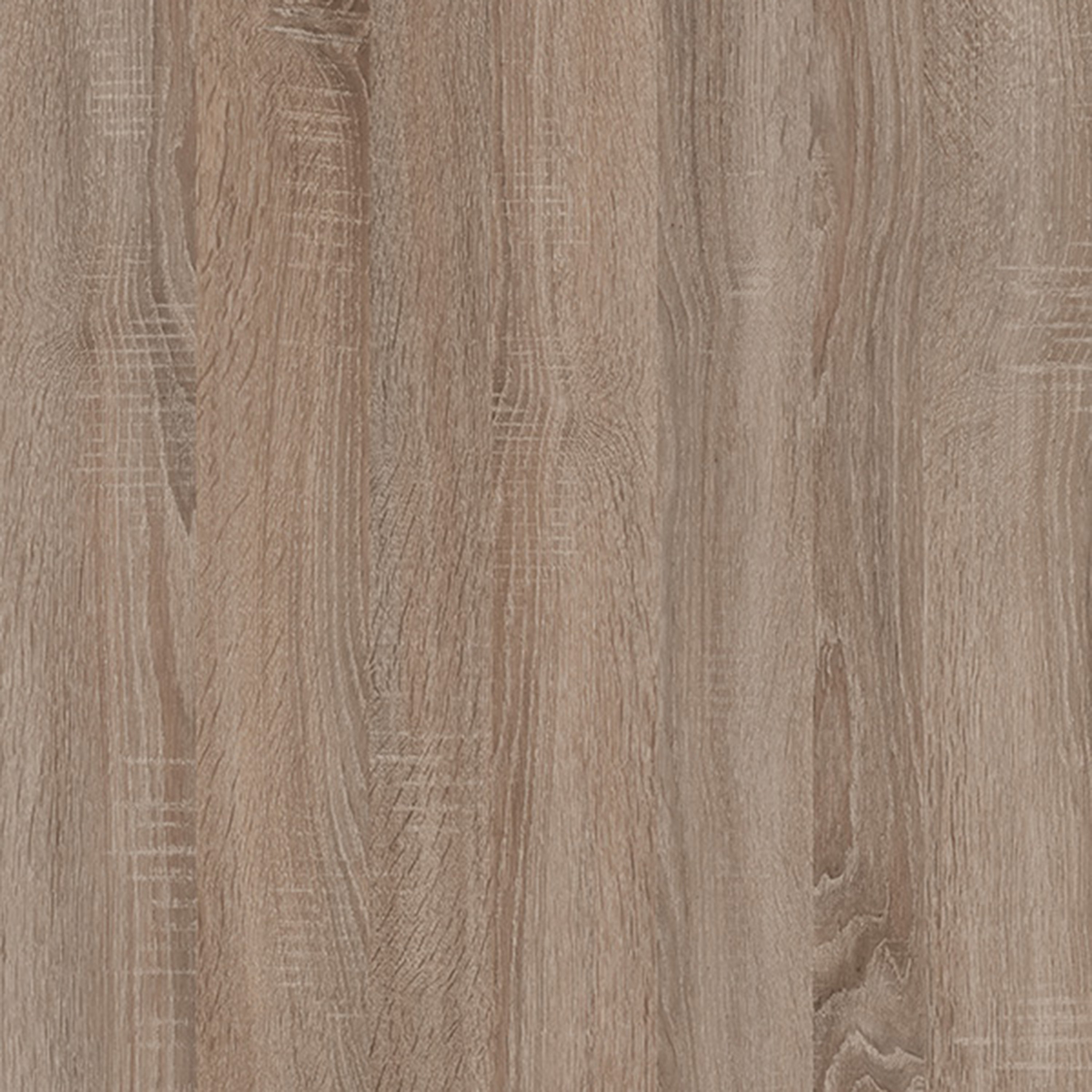 Chelsea Living Tall Glazed Narrow Display Unit (RHD) in White with a Truffle Oak Trim – FTG, view 9