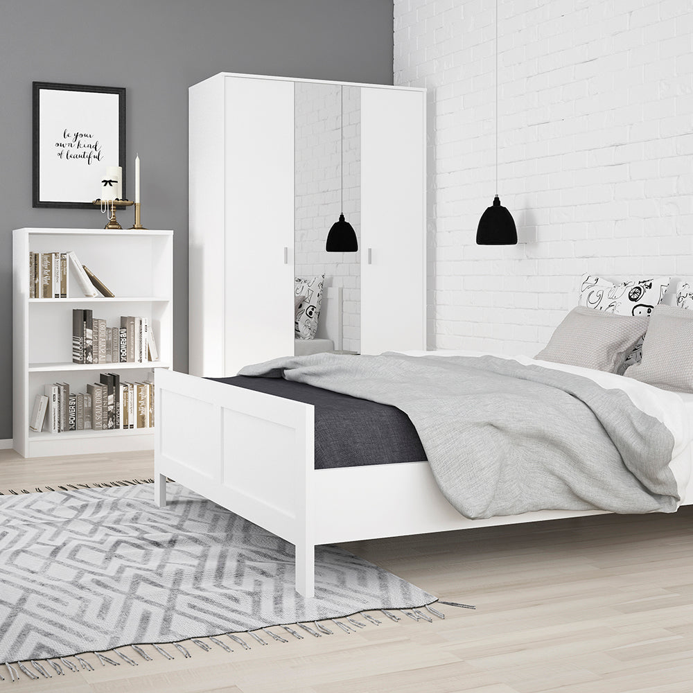4 You Medium Wide Bookcase In Pearl White – FTG, view 2