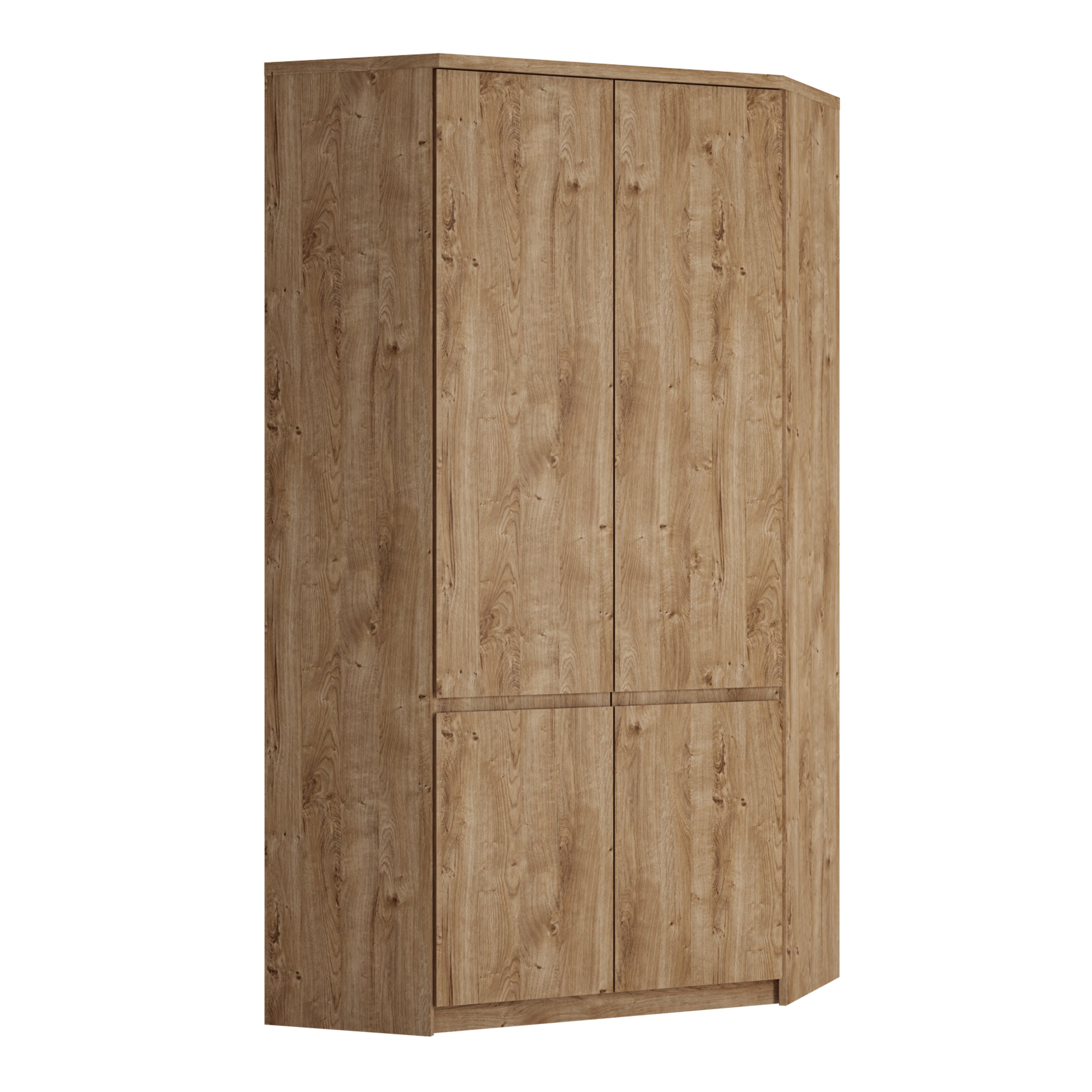 Fribo Corner Wardrobe 2 Door in Golden Ribbeck Oak – FTG