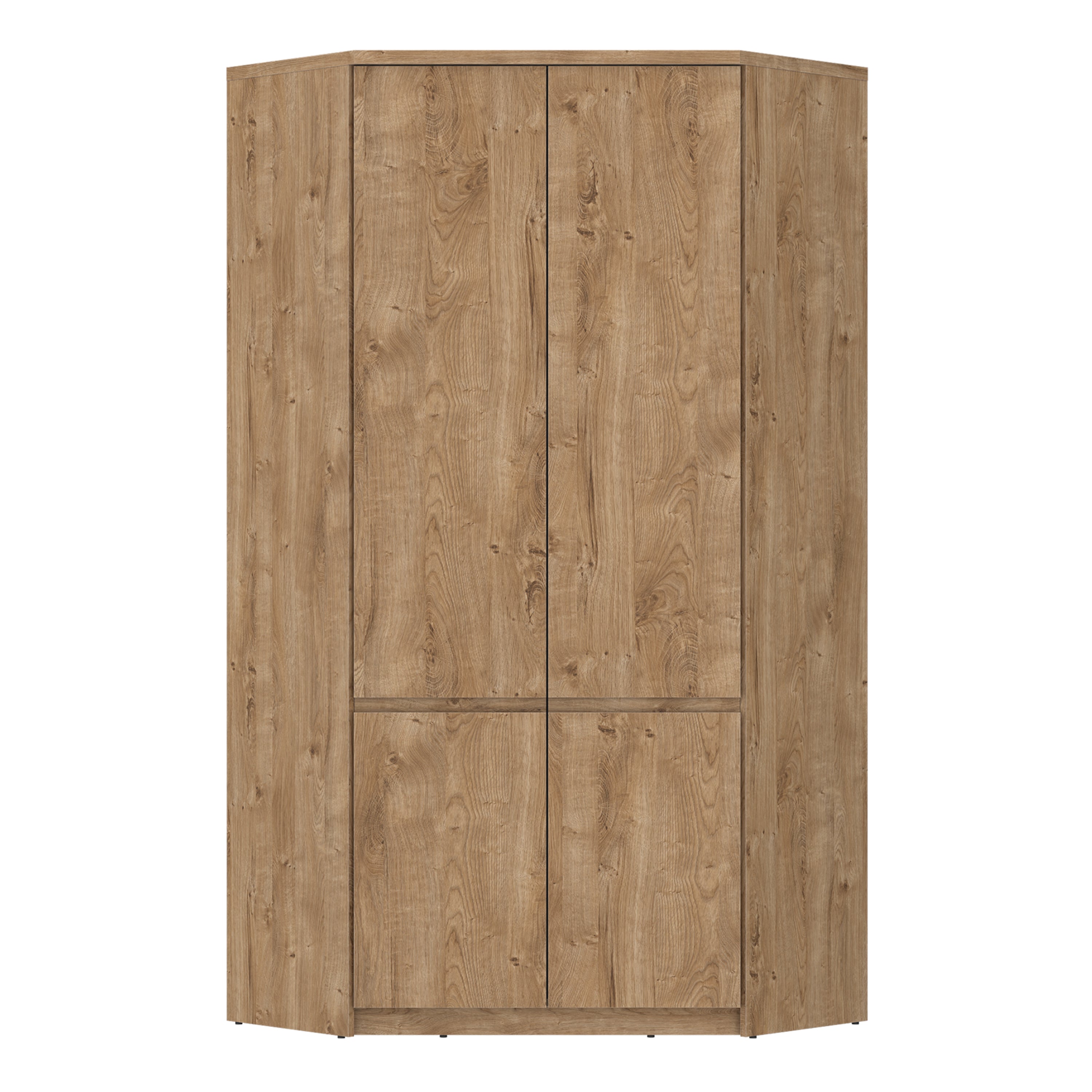 Fribo Corner Wardrobe 2 Door in Golden Ribbeck Oak – FTG, view 2