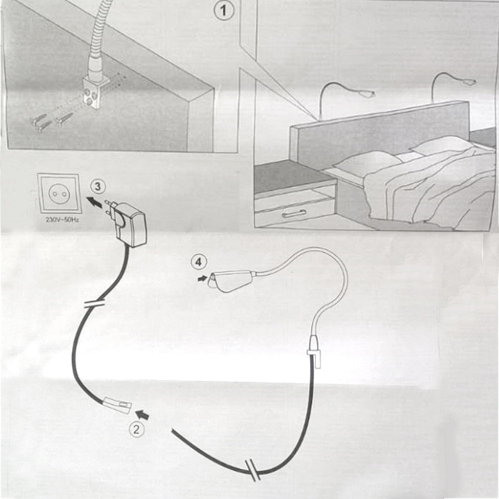 Cabinet Light Butterfly Reading lamp – FTG, view 3