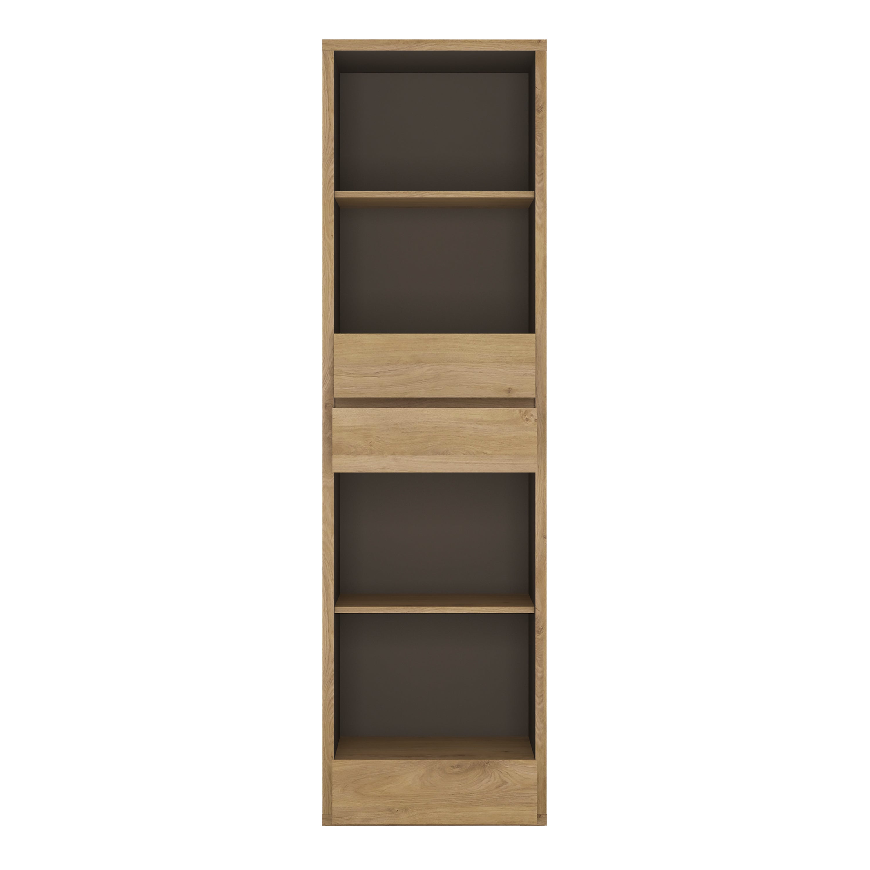 Shetland Tall Narrow 3 Drawer Bookcase – FTG, view 3