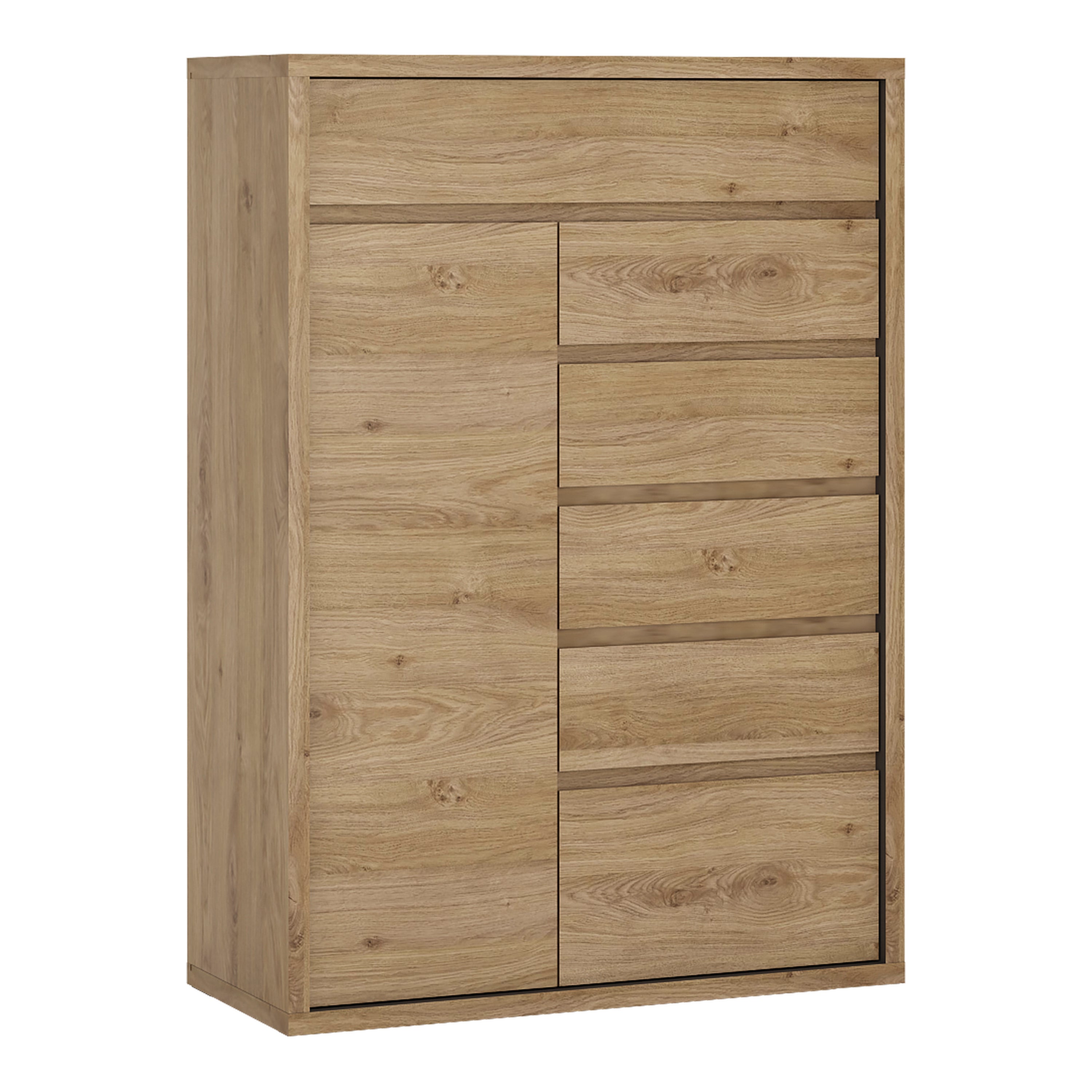Shetland 1 Door 6 Drawer Cupboard – FTG