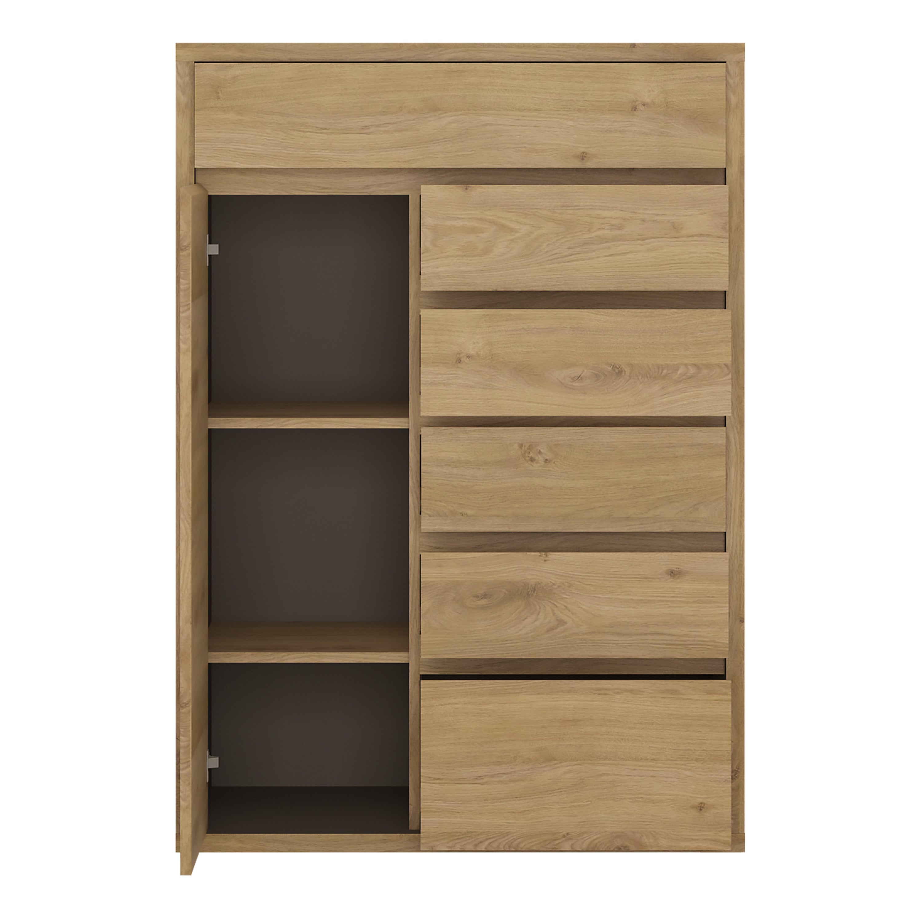 Shetland 1 Door 6 Drawer Cupboard – FTG, view 3