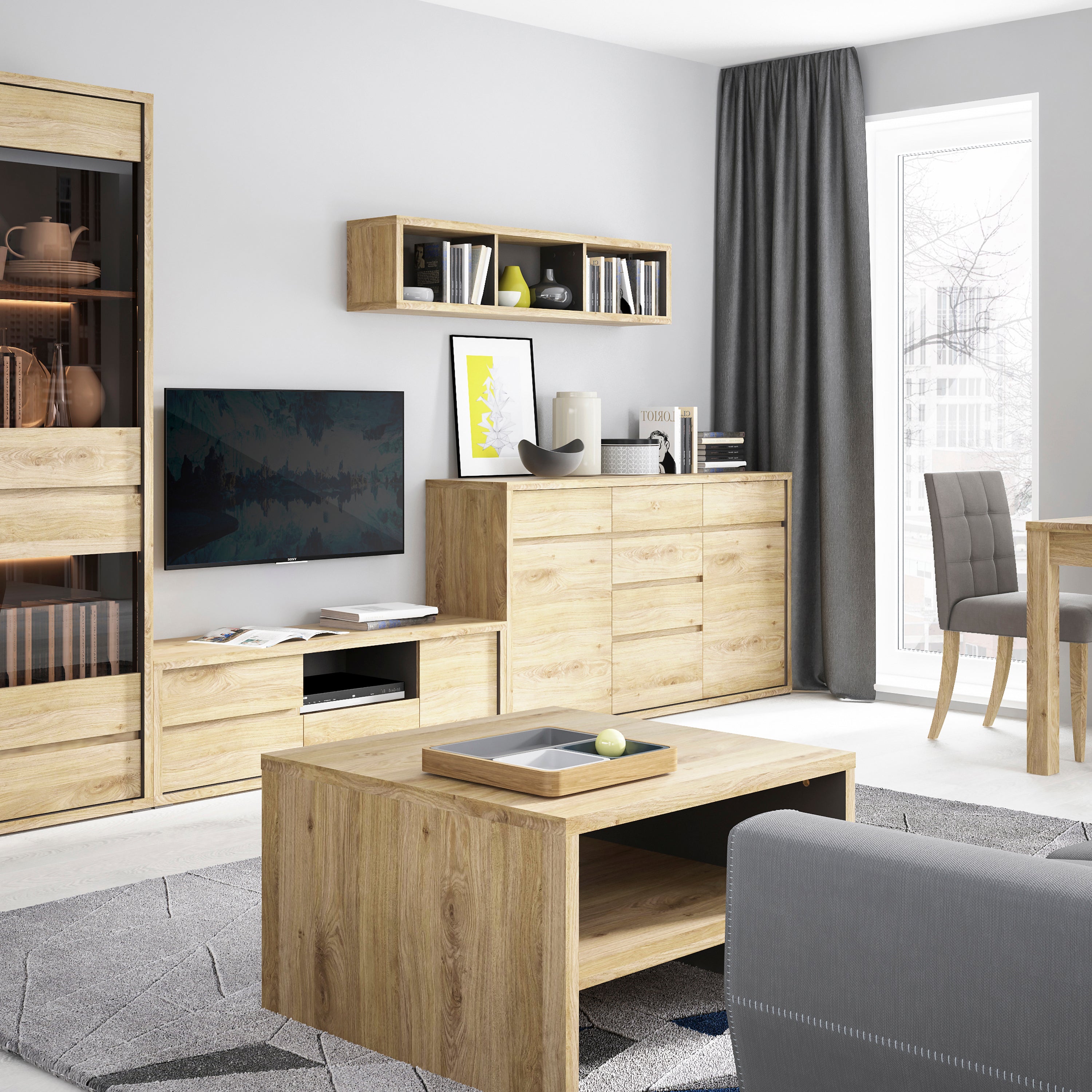 Shetland 2 Door 6 Drawer Chest – FTG, view 6