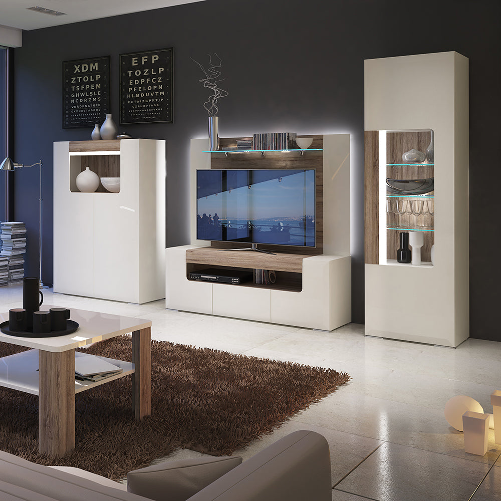 Toronto 140cm wide TV Cabinet – FTG, view 4