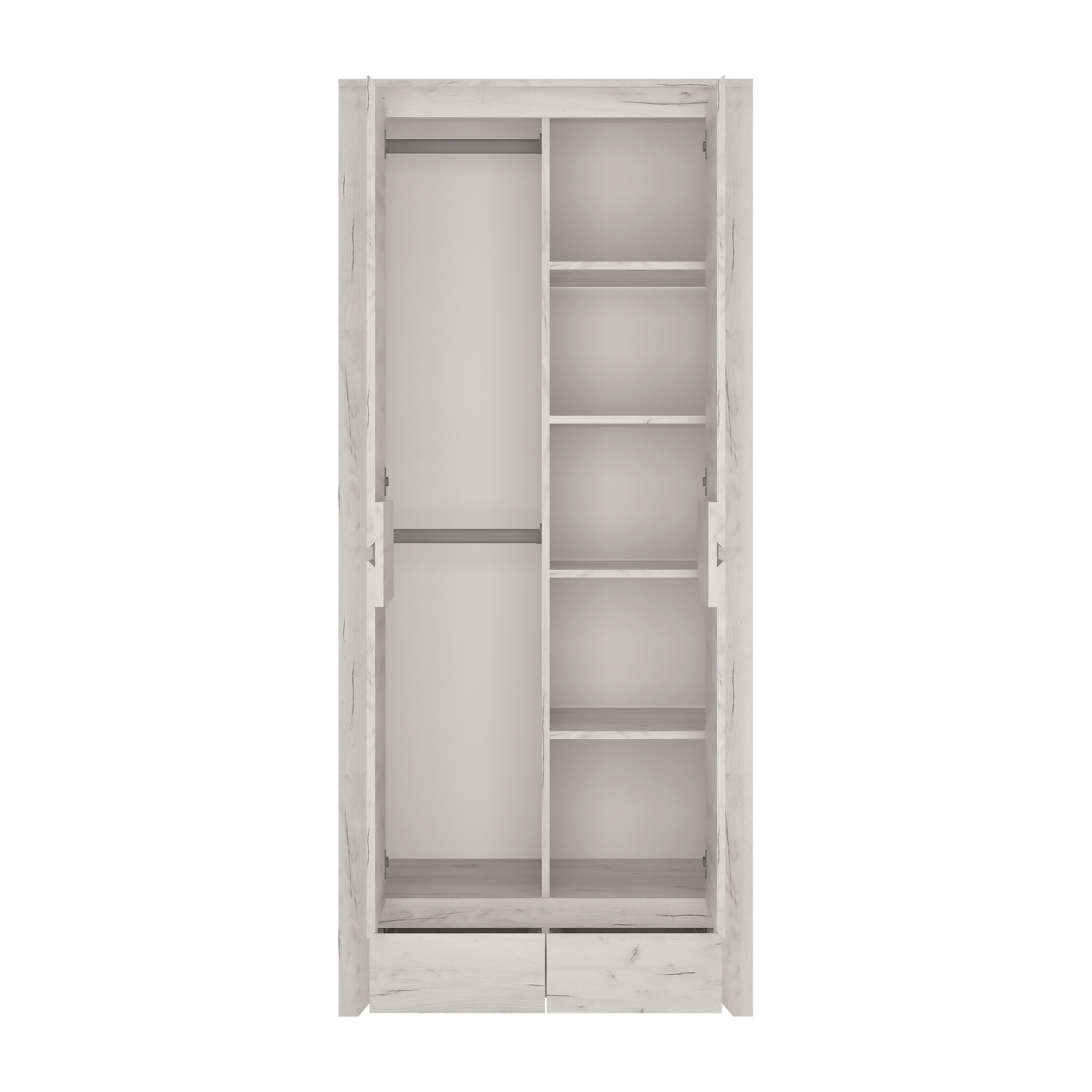 Angel 2 Door 2 Drawer Fitted Wardrobe – FTG, view 4