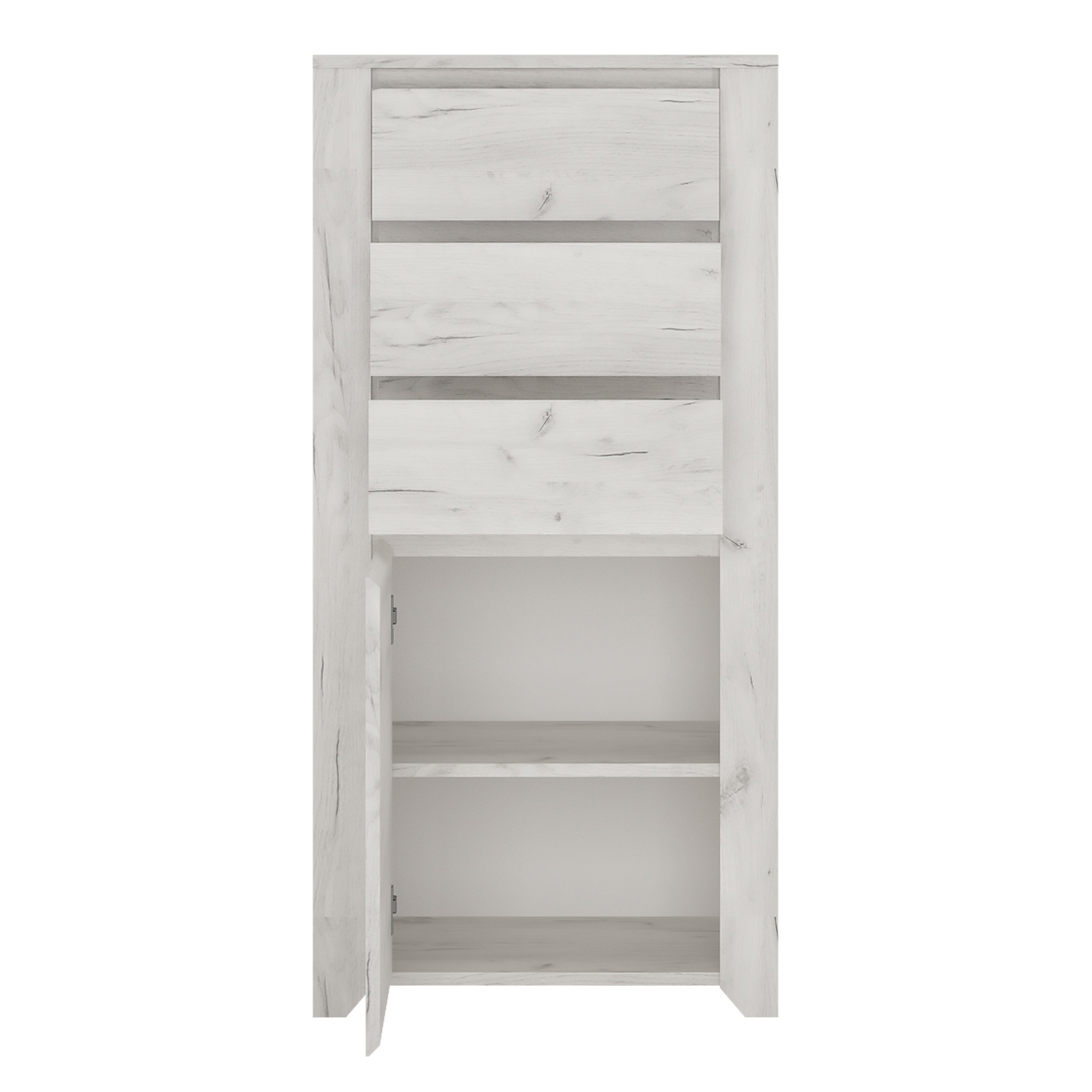 Angel 1 Door 3 Drawer Chest – FTG, view 3