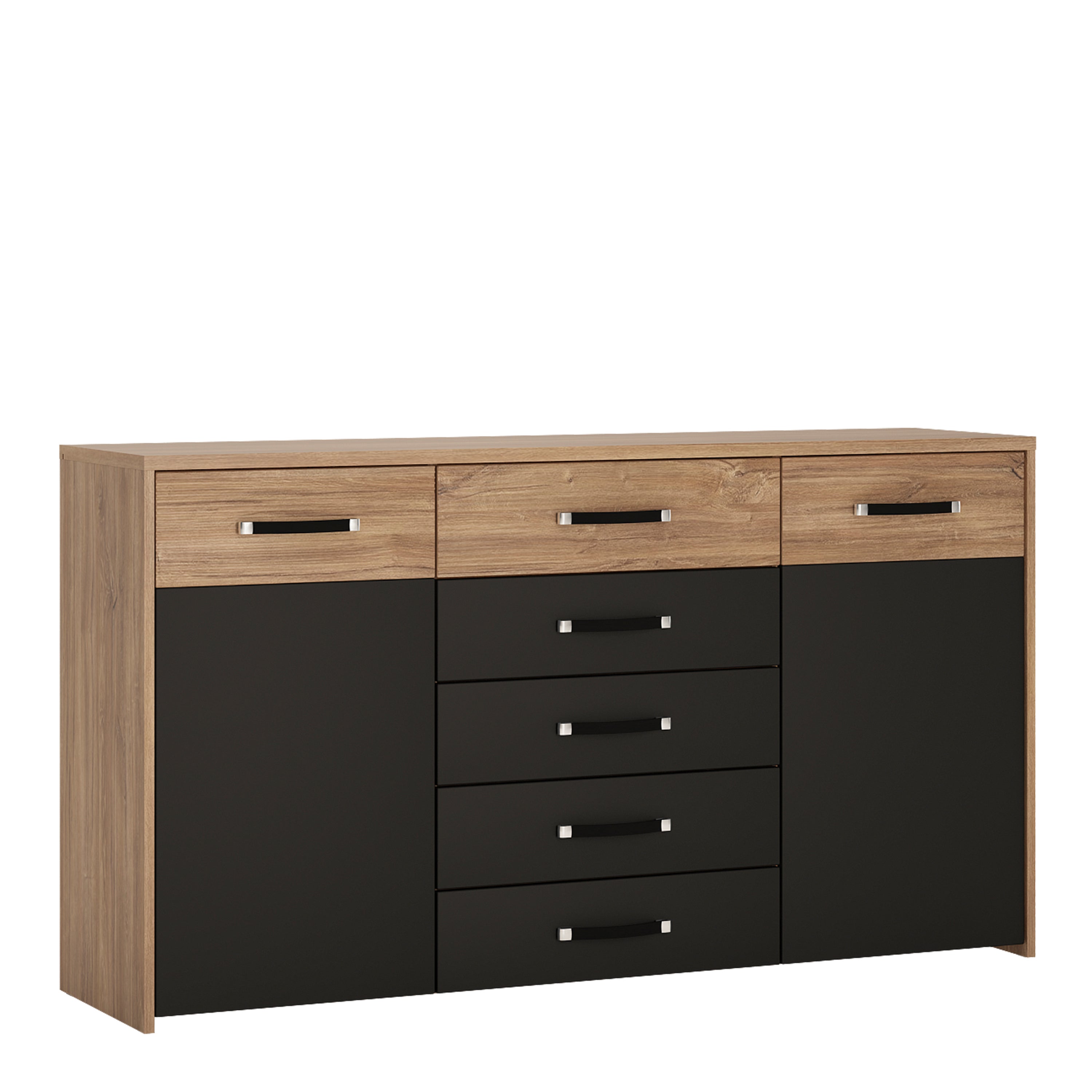 Monaco 2 Door 5 Drawer Wide Cupboard – FTG