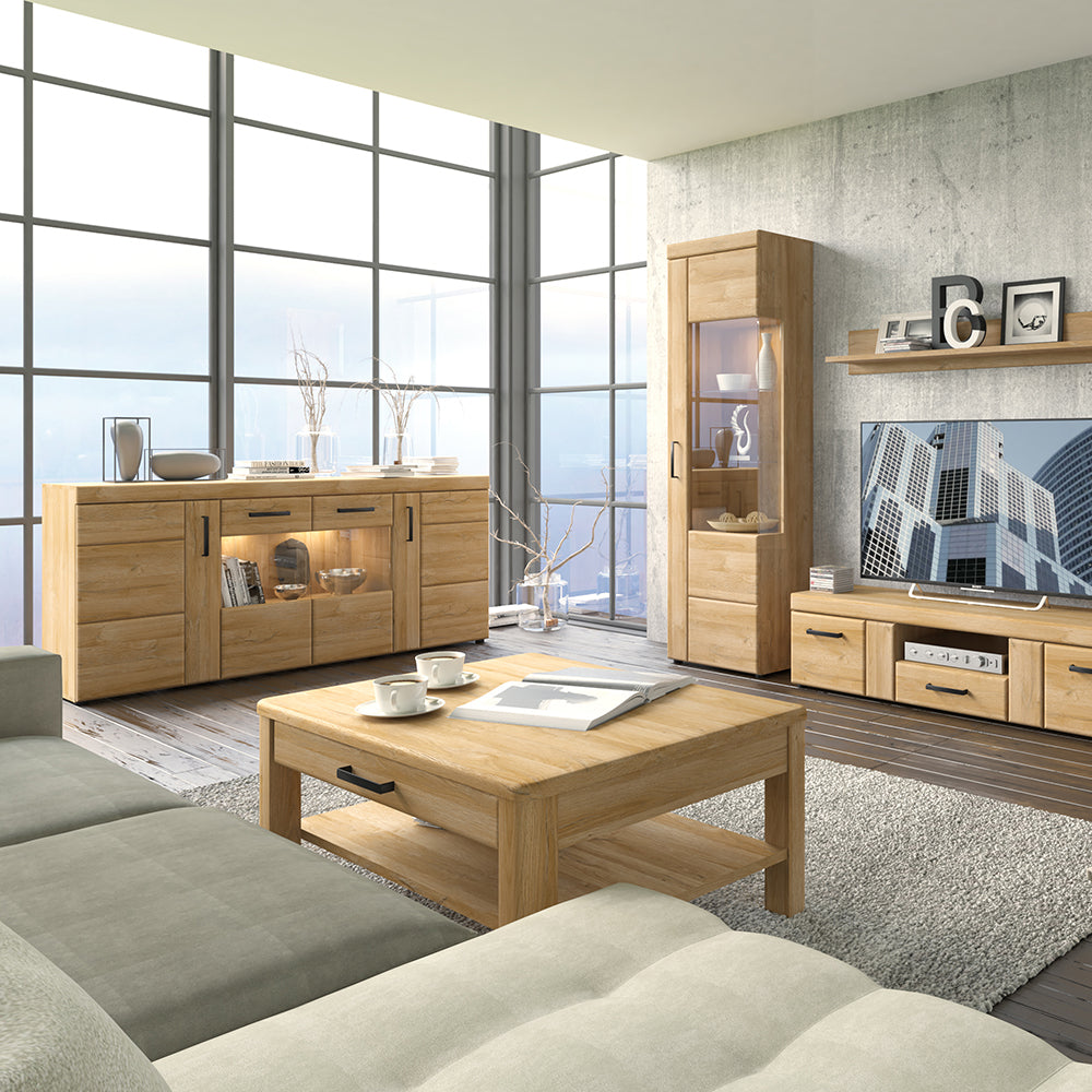 Cortina Wall Shelf 117cm in Grandson Oak – FTG, view 4
