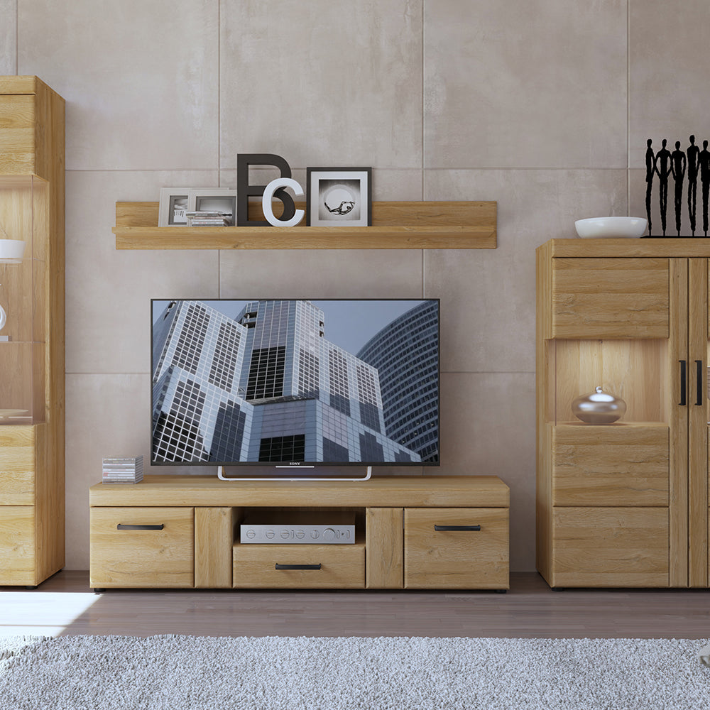 Cortina Wall Shelf 156cm in Grandson Oak – FTG, view 4