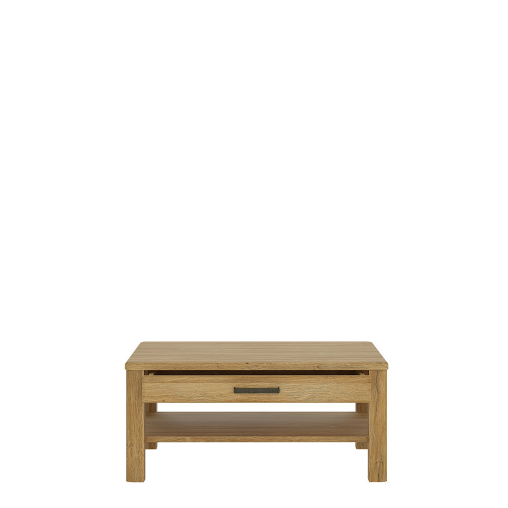 Cortina 1 Drawer Coffee Table in Grandson Oak – FTG, view 2