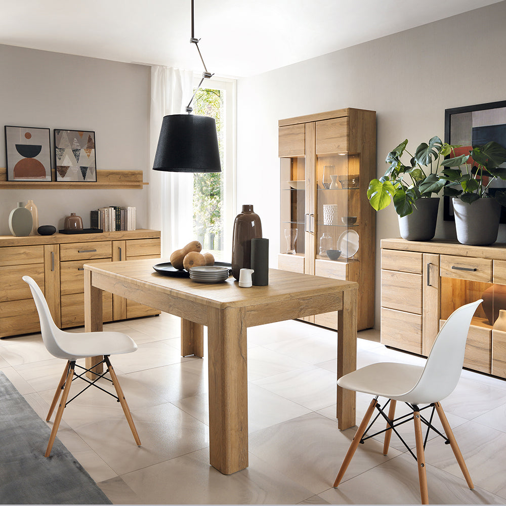 Cortina Extending Dining Table 160-200cm in Grandson Oak – FTG, view 3