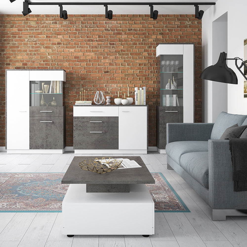 Zingaro 1 Door 2 Drawer 1 Compartment Sideboard – FTG, view 4