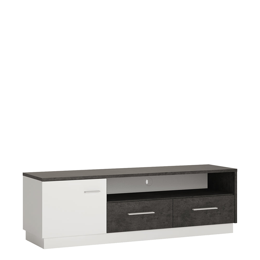 Zingaro 1 Door 2 Drawer Wide TV Cabinet – FTG