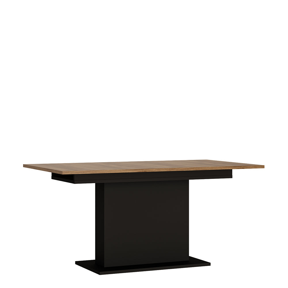 Brolo Extending Dining Table 160-200cm in Walnut and Dark Panel Finish – FTG