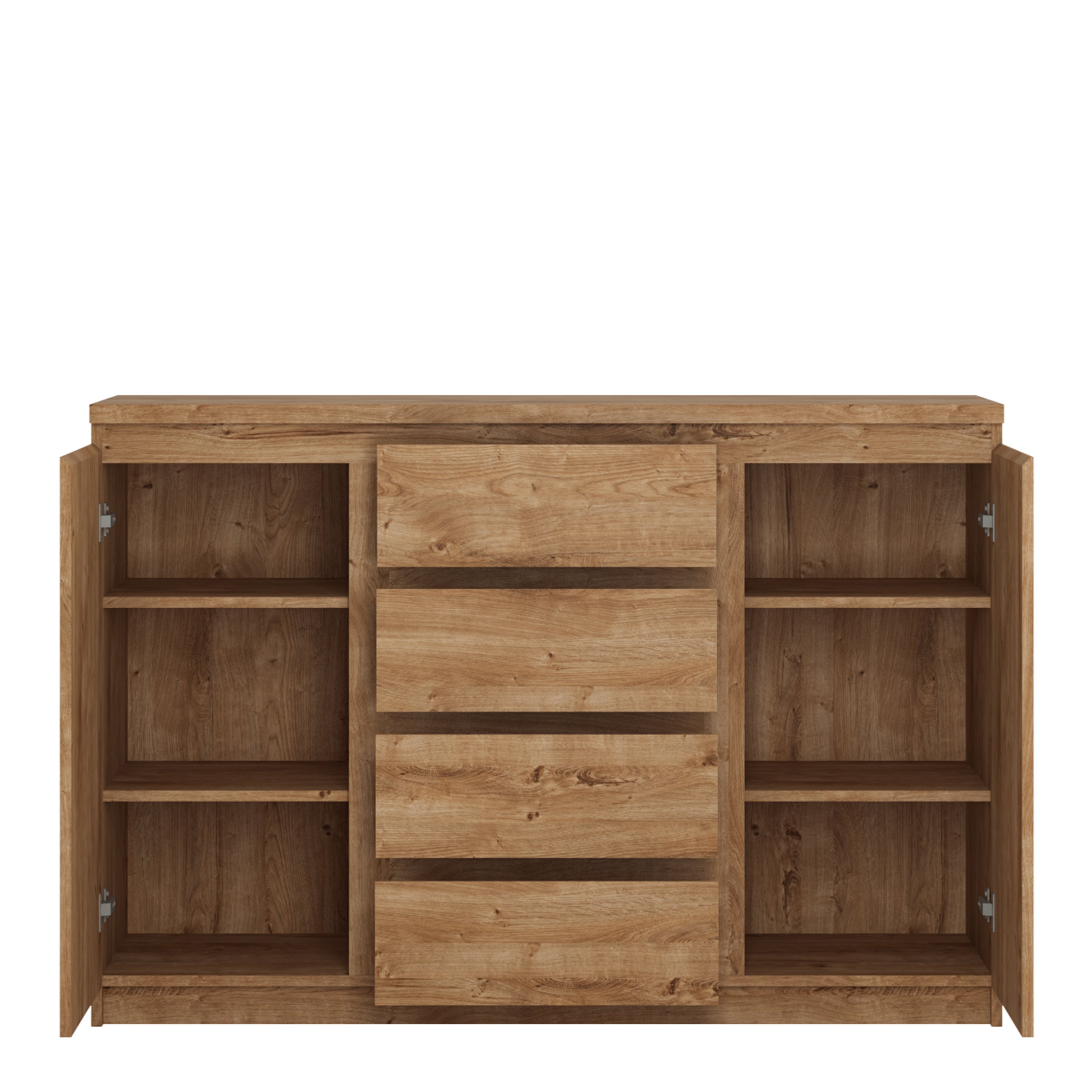 Fribo 2 Door 4 Drawer Sideboard in Oak – FTG, view 2