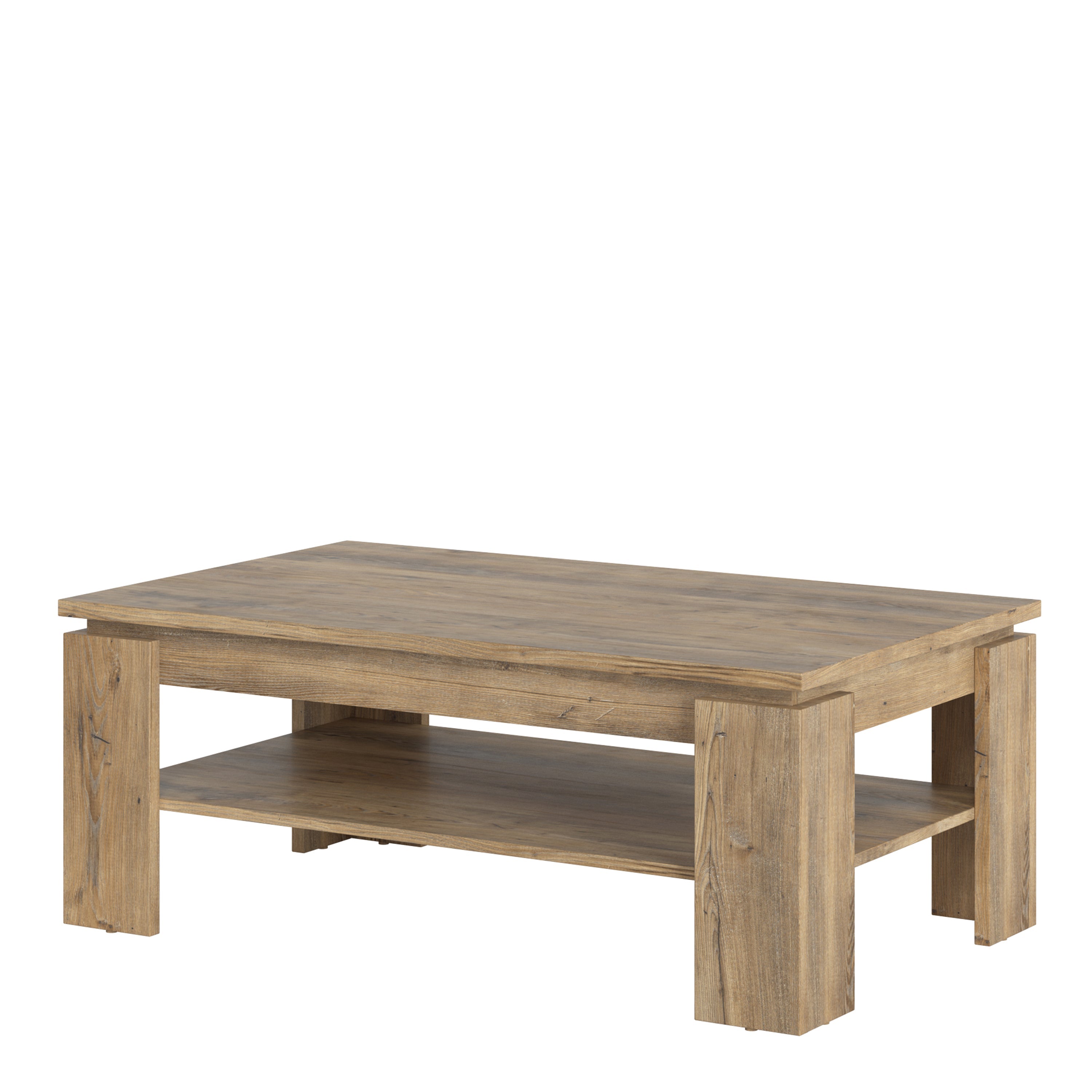 Rapallo Large Coffee Table in Chestnut and Matera Grey – FTG, view 3