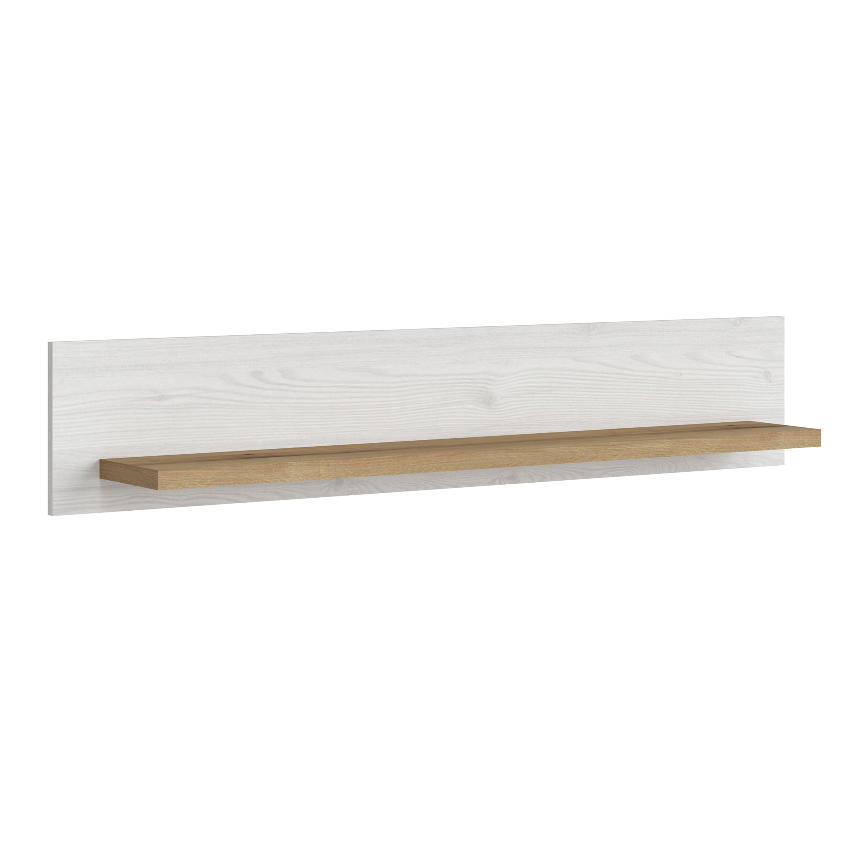 Celesto Shelf in White and Oak – FTG