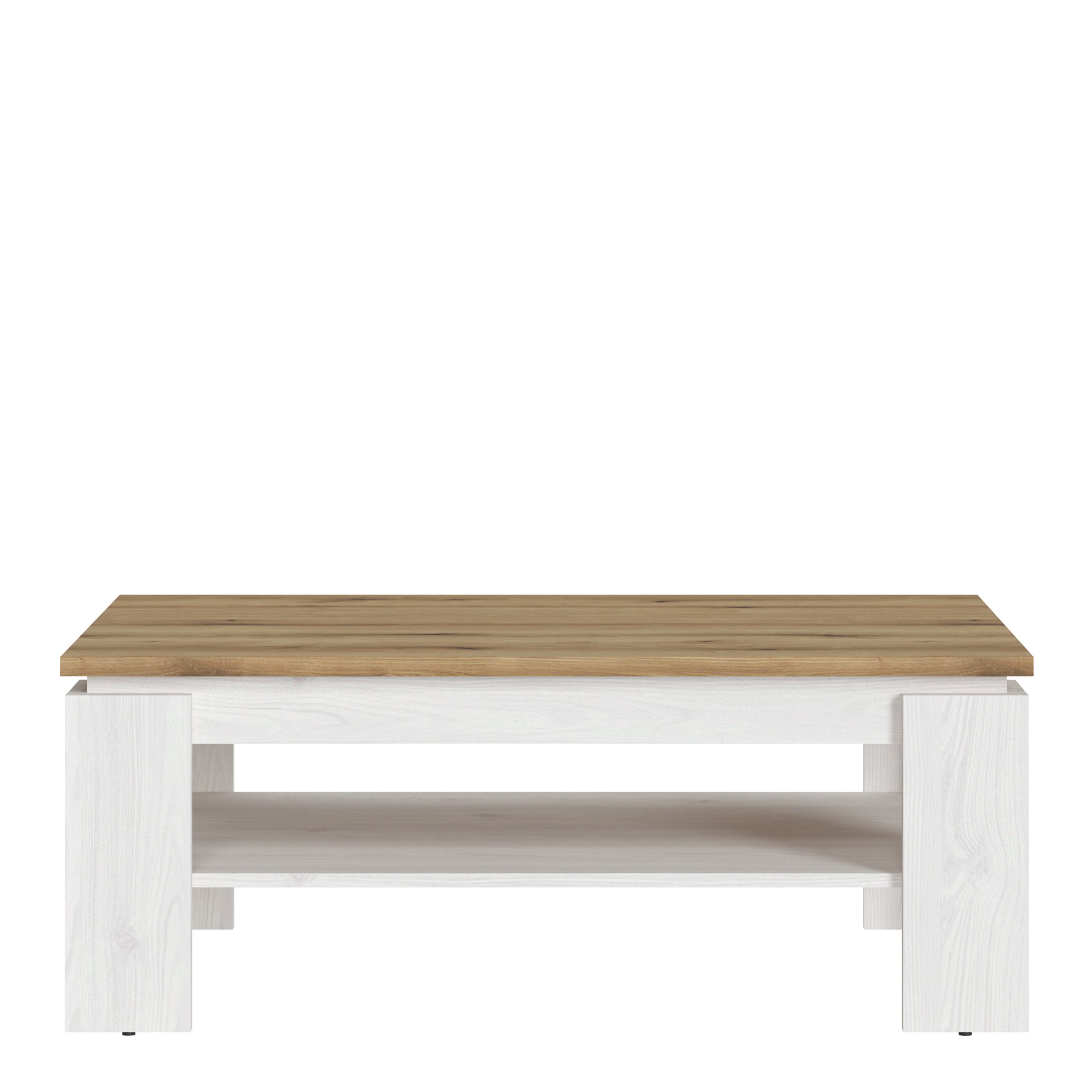 Celesto Coffee Table in White and Oak – FTG, view 2