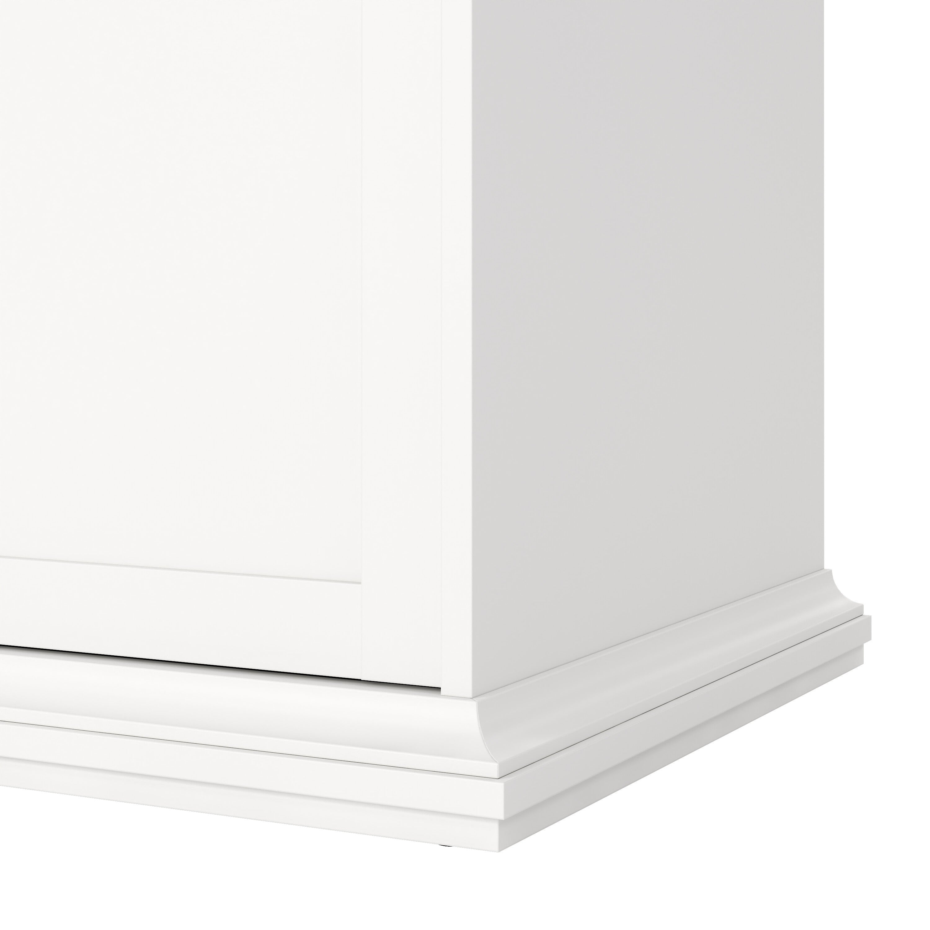 Paris Wardrobe with 2 Doors in Matt Grey – FTG, view 11
