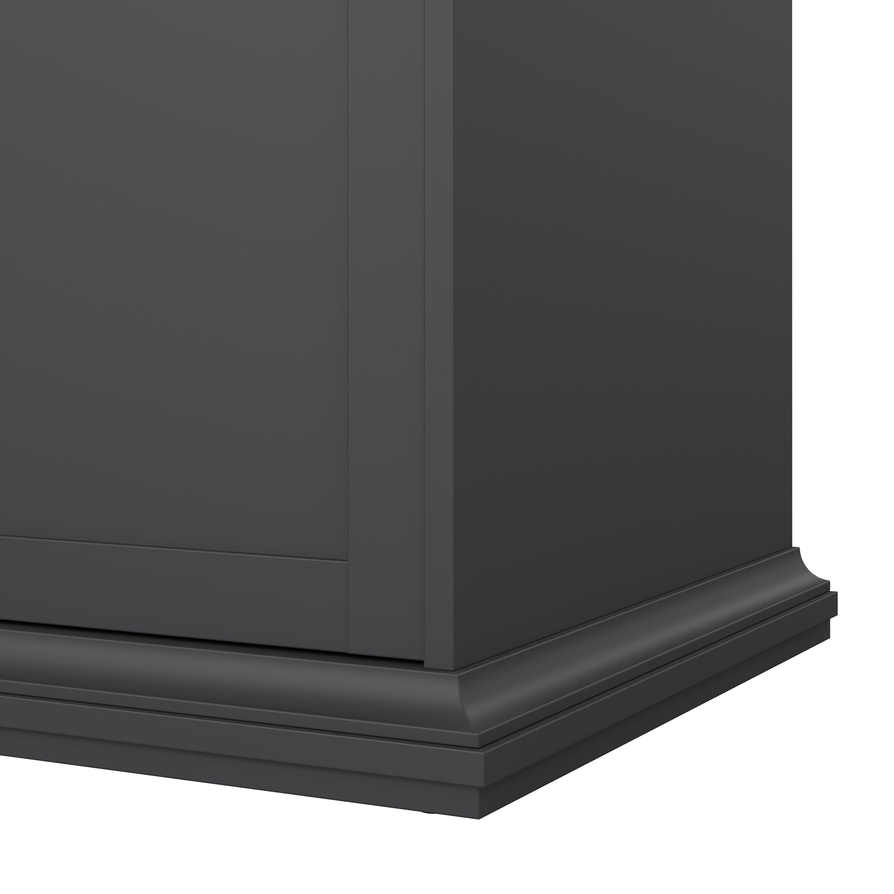 Paris Wardrobe with 3 Doors in Matt Grey – FTG, view 11