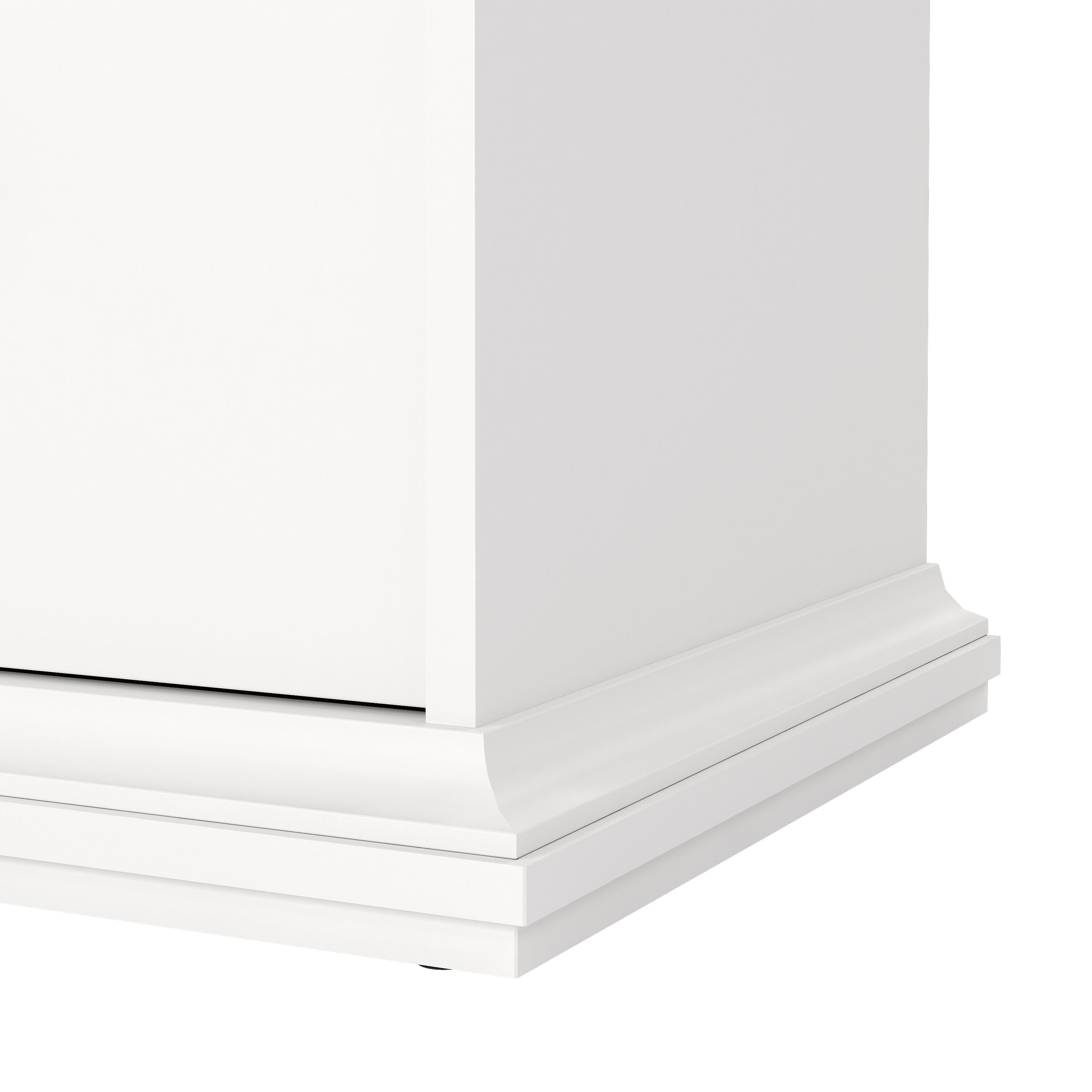 Paris Double Bed (140 x 200) in White – FTG, view 12