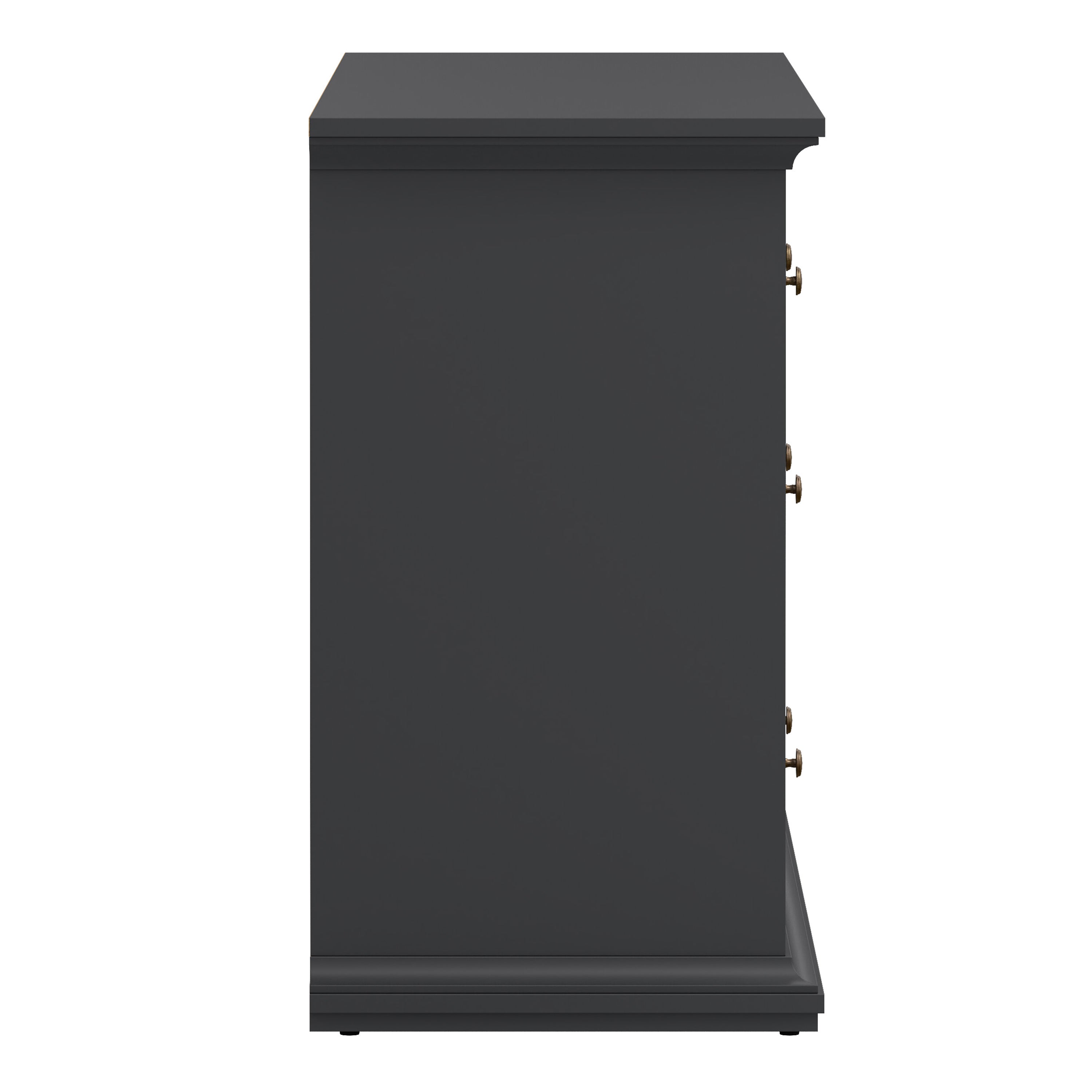 Paris Chest of 8 Drawers in Matt Grey – FTG, view 4