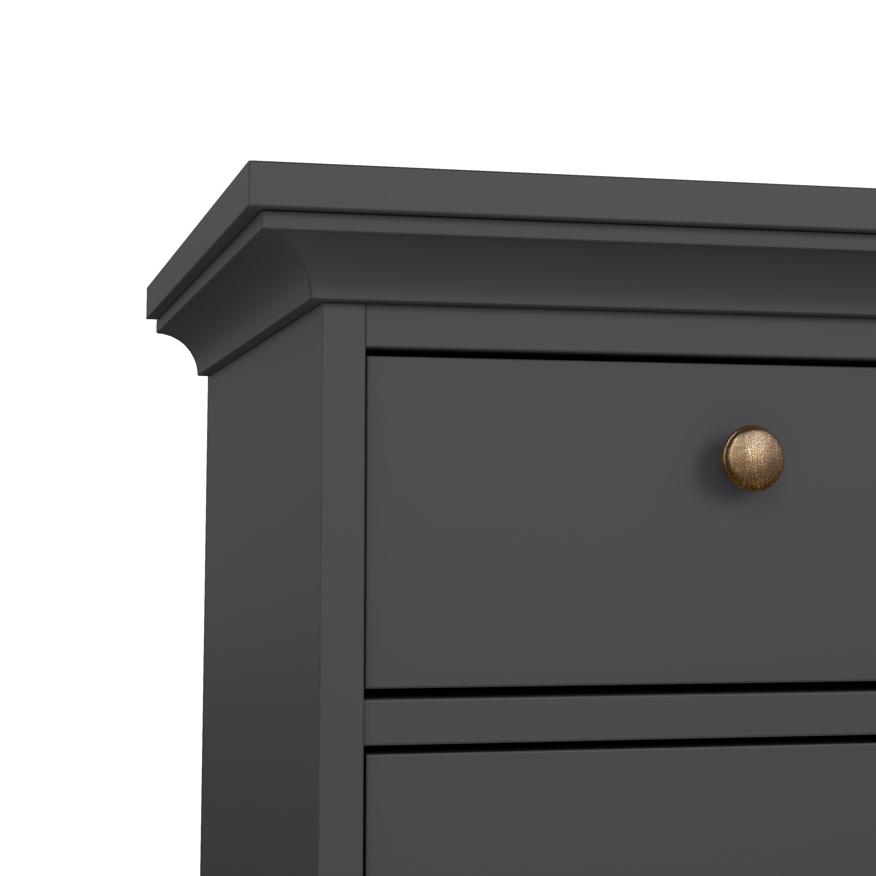 Paris TV-unit 2 frame Doors in White – FTG, view 10