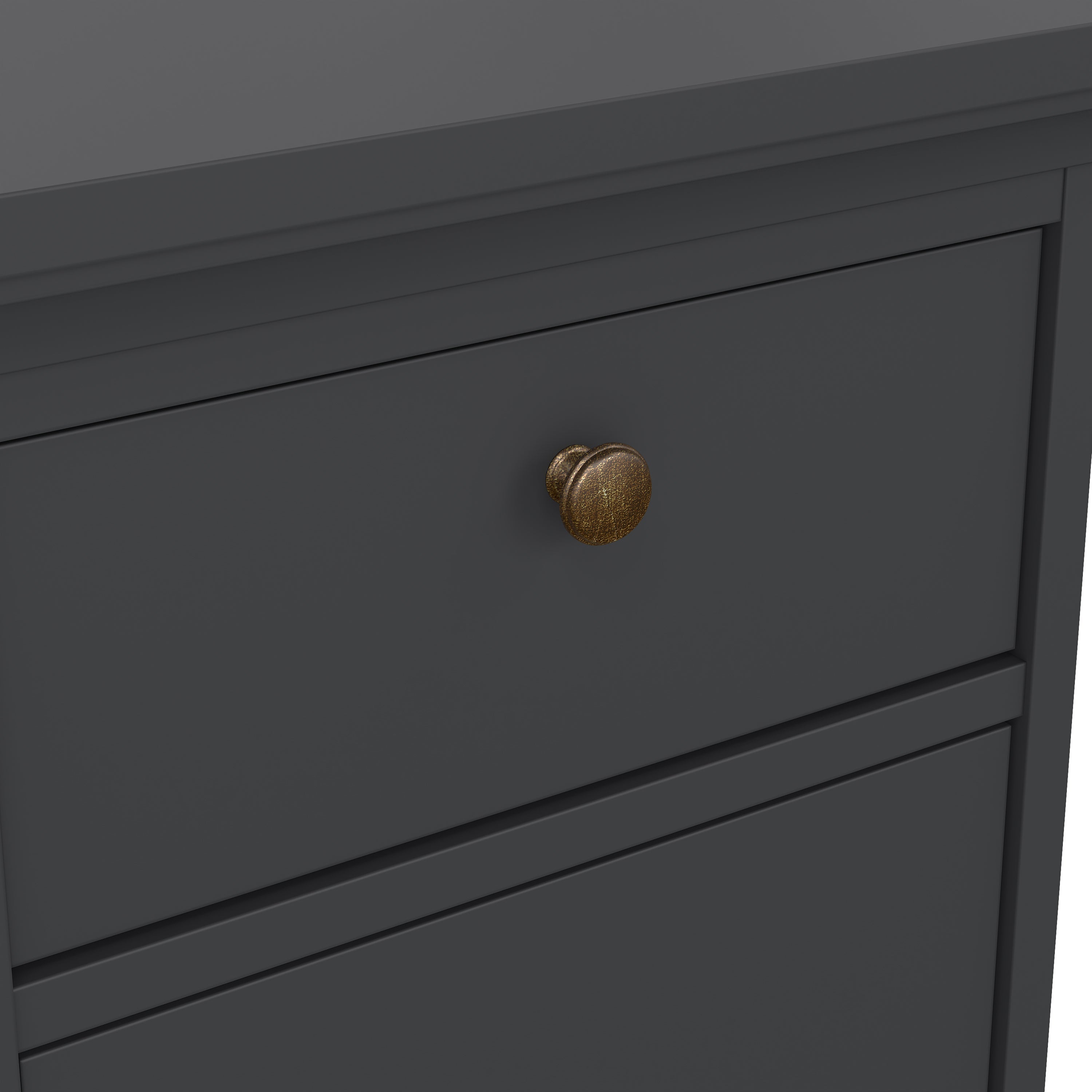 Paris TV-unit 2 frame Doors in White – FTG, view 11