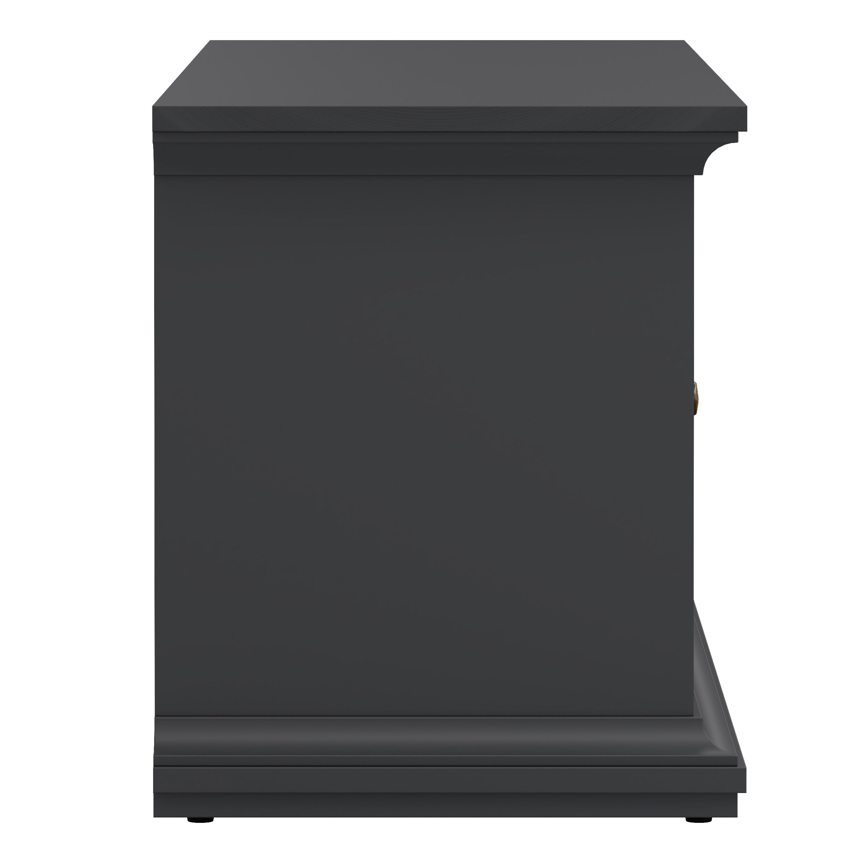 Paris TV-unit 2 frame Doors in Matt Grey – FTG, view 2