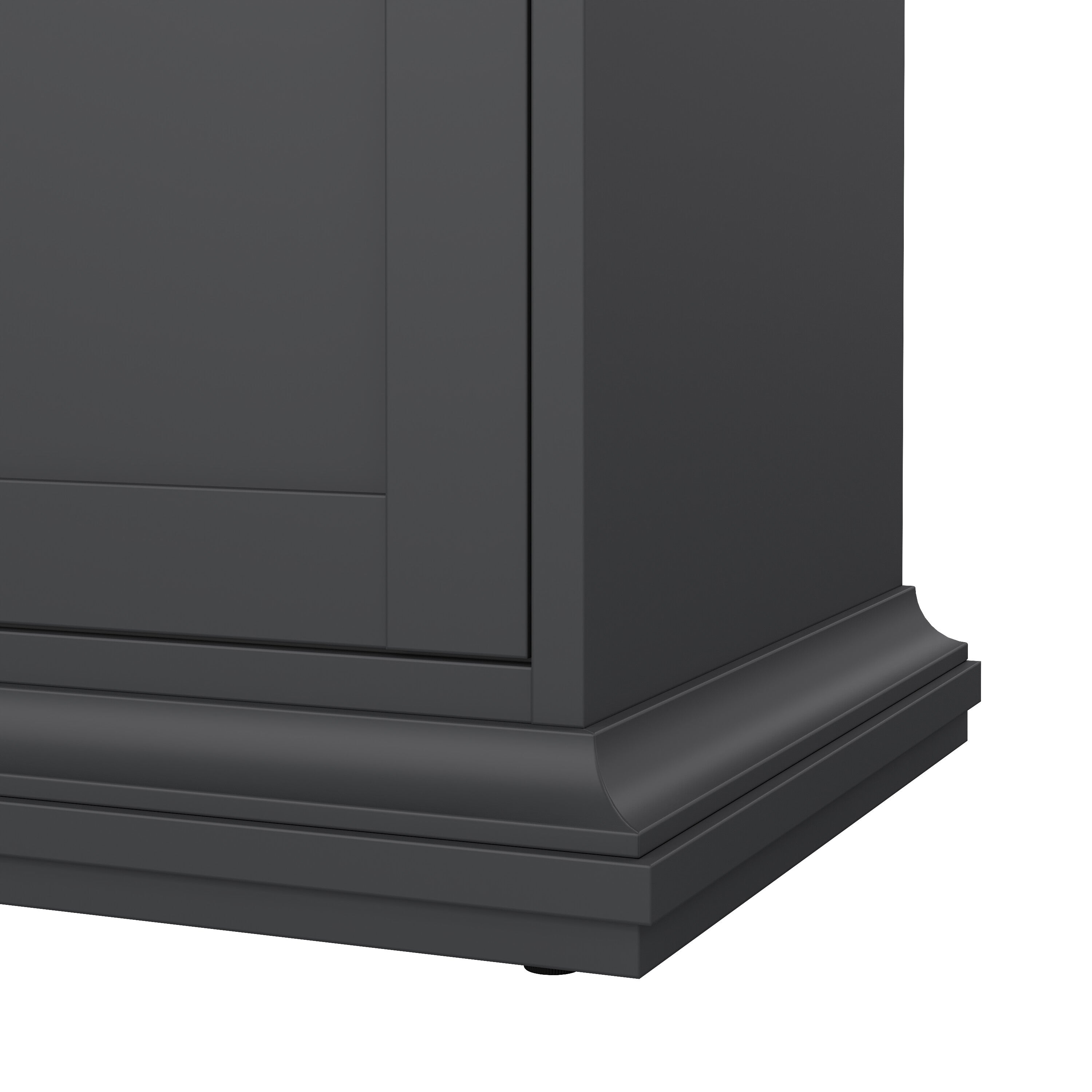 Paris TV-unit 2 frame Doors in Matt Grey – FTG, view 7