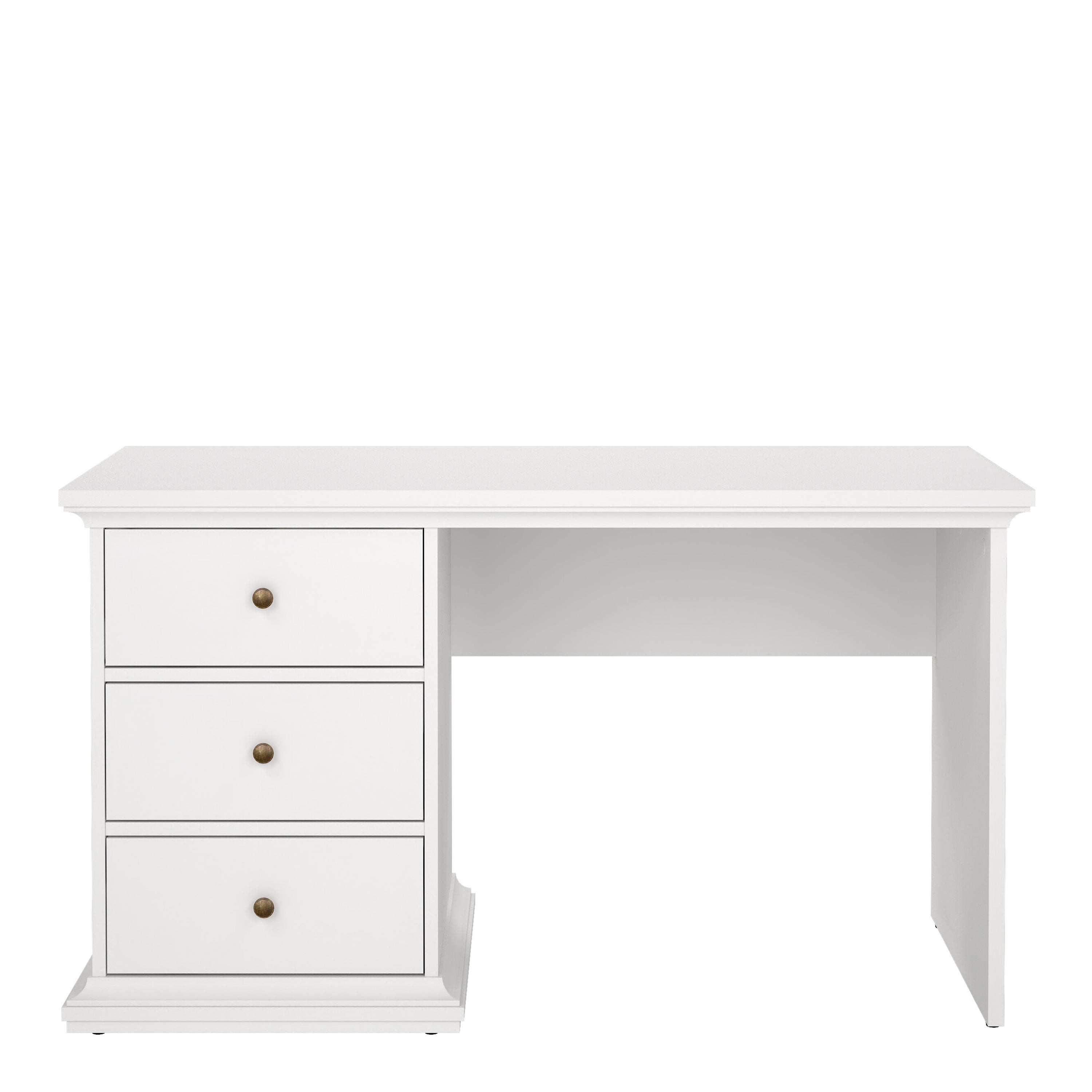 Paris Desk in White – FTG, view 2