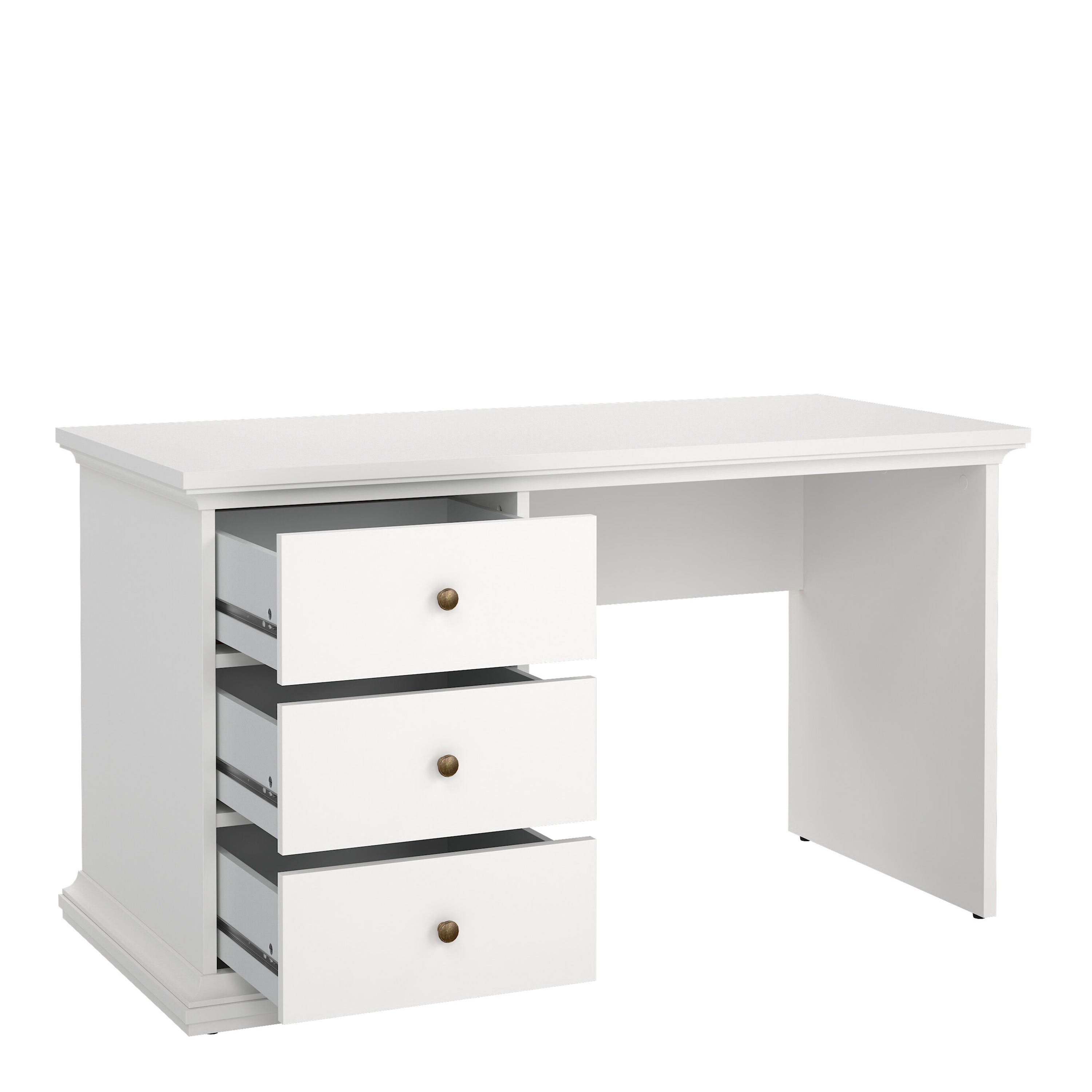 Paris Desk in White – FTG, view 5