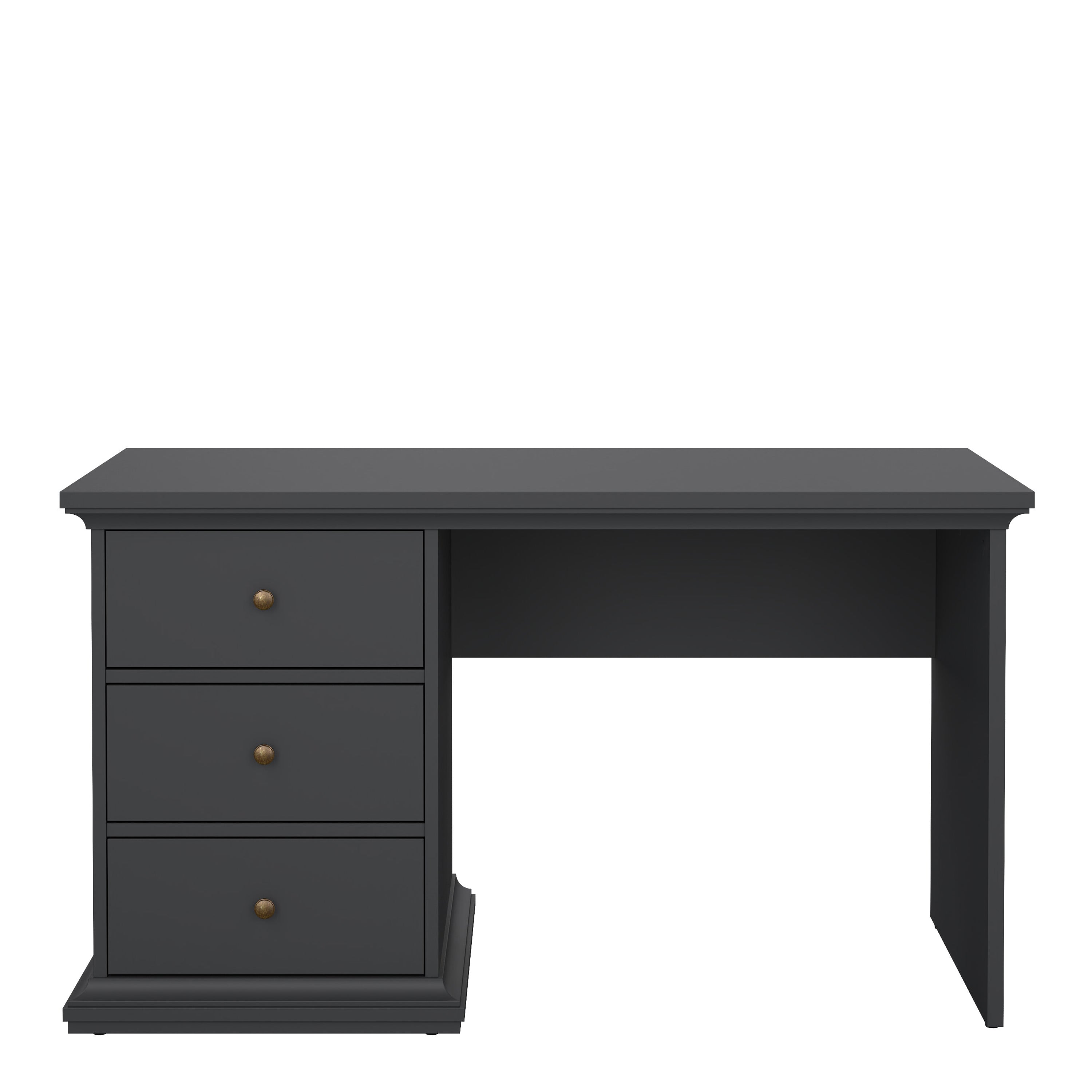 Paris Desk in Matt Grey – FTG, view 2