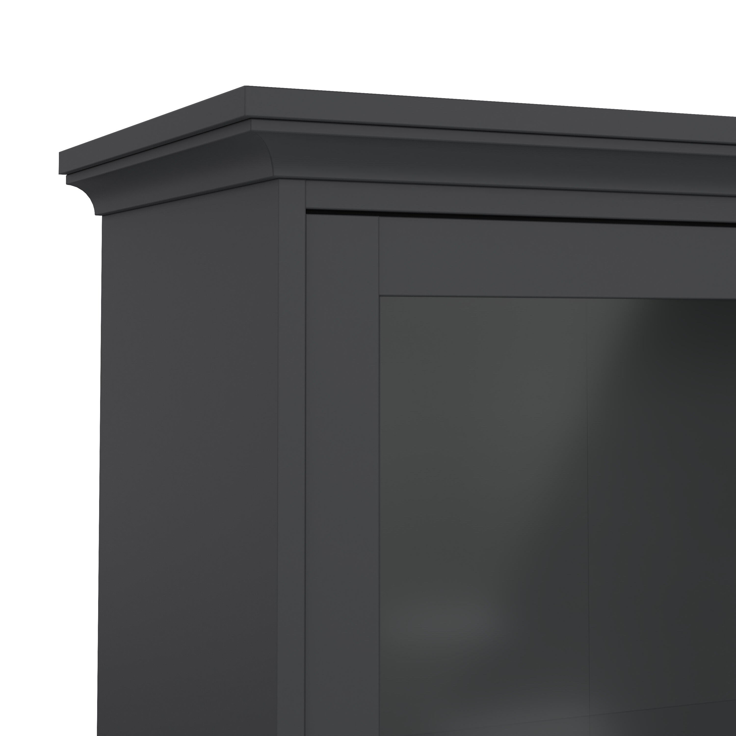 Paris China cabinet in Matt Grey – FTG, view 8