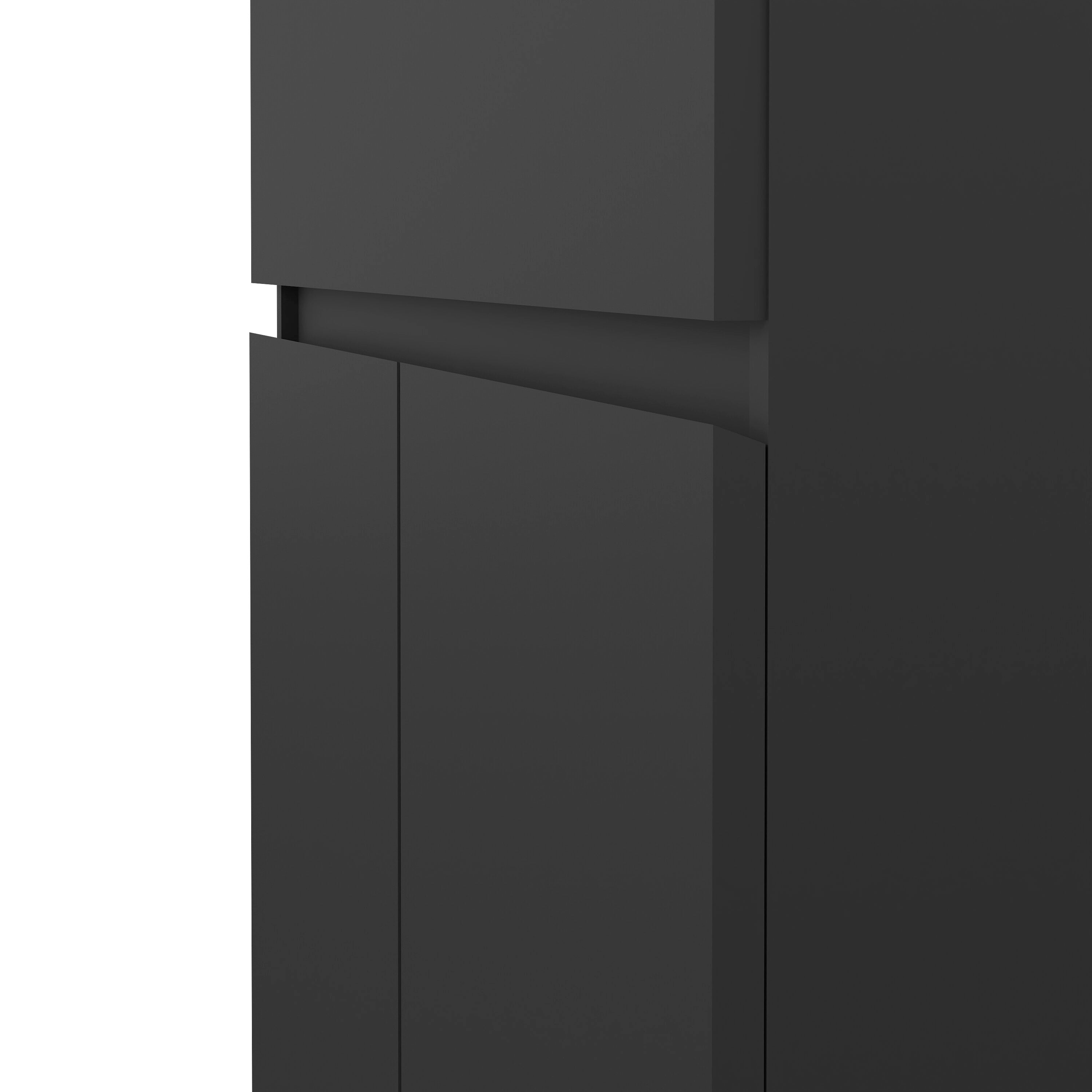 Naia Sideboard - 1 Drawer 2 Doors in Black Matt – FTG, view 7