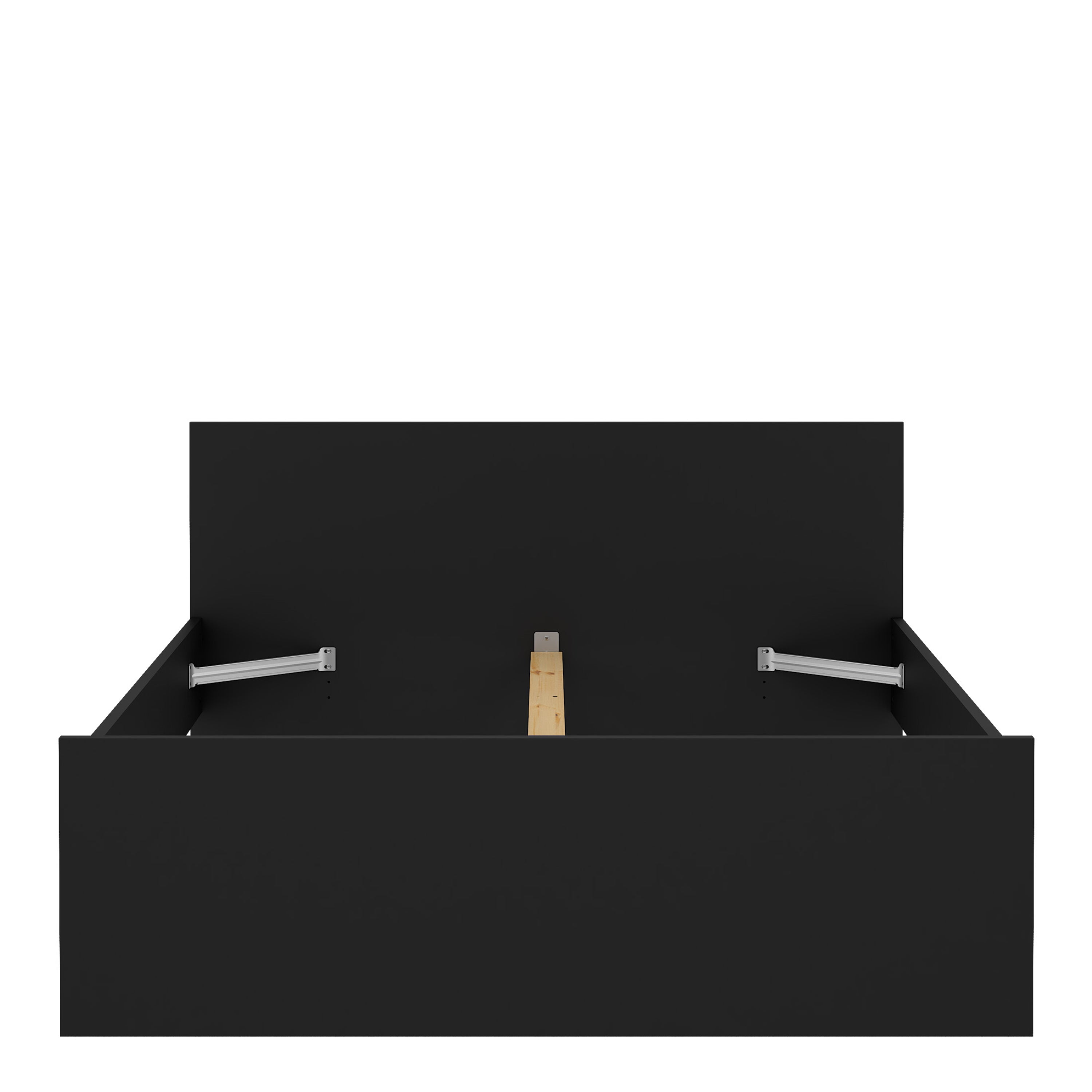 Naia Double Bed 4ft6 (140 x 190) in Black Matt – FTG, view 4