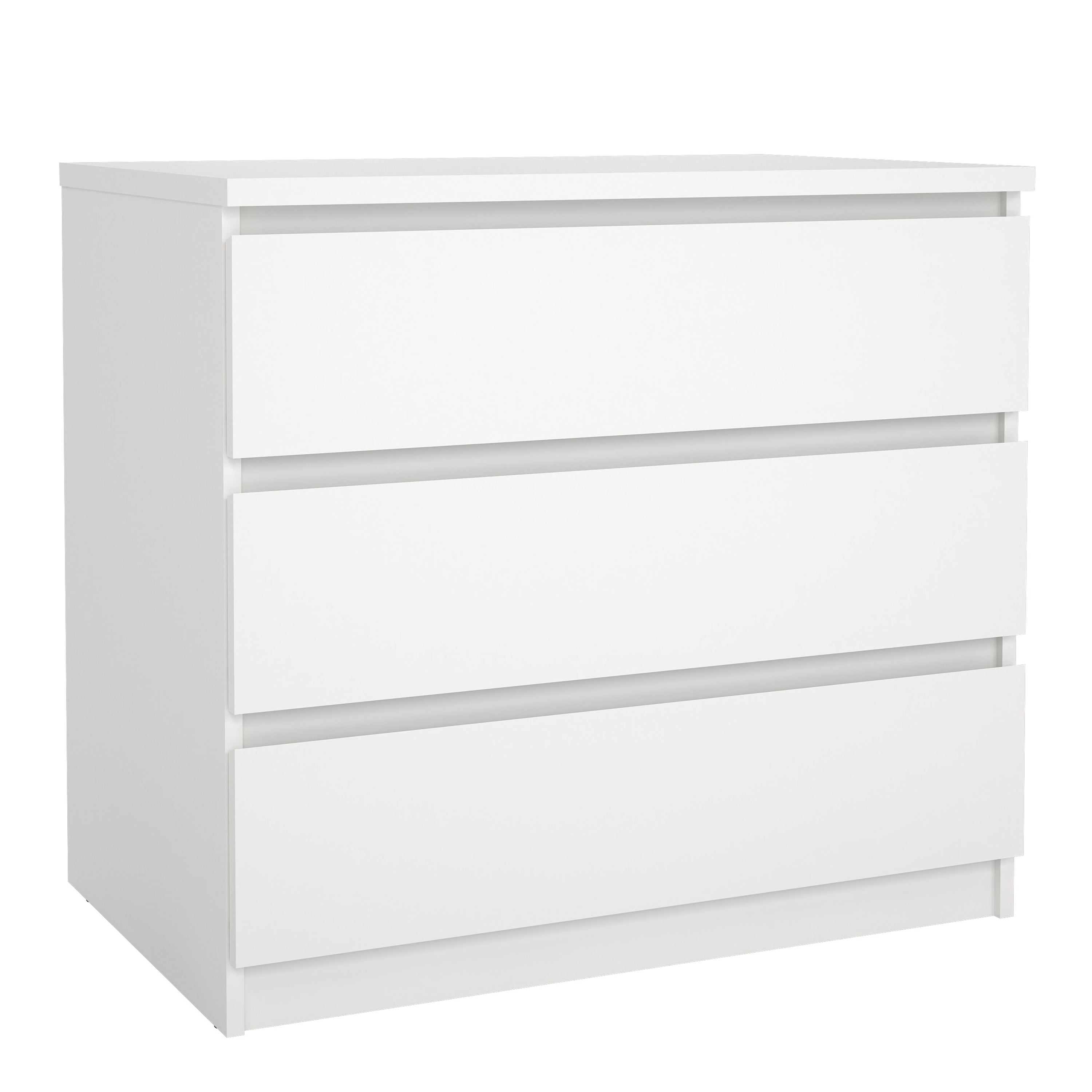 Naia Chest of 3 Drawers in White – FTG