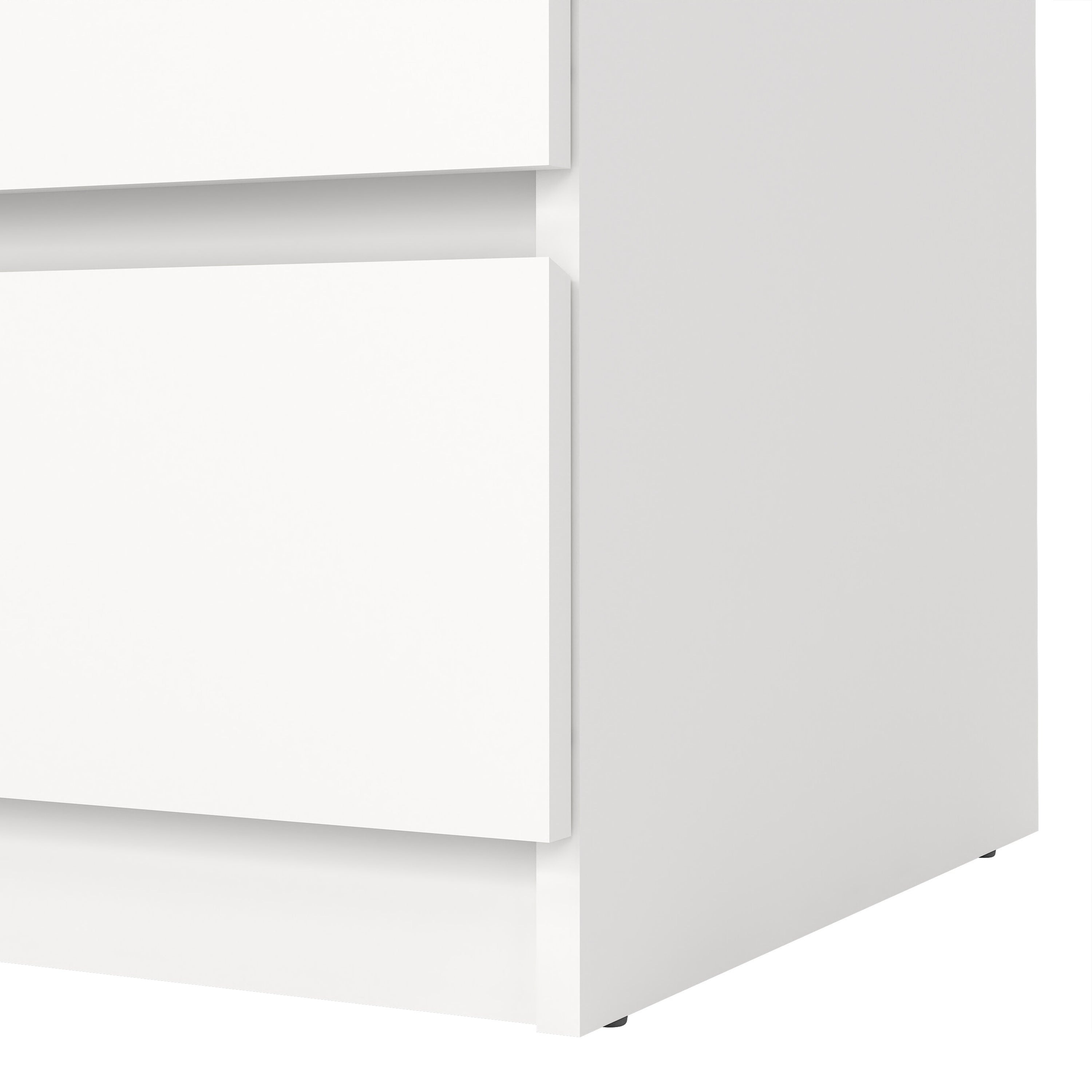 Naia Chest of 3 Drawers in White – FTG, view 7