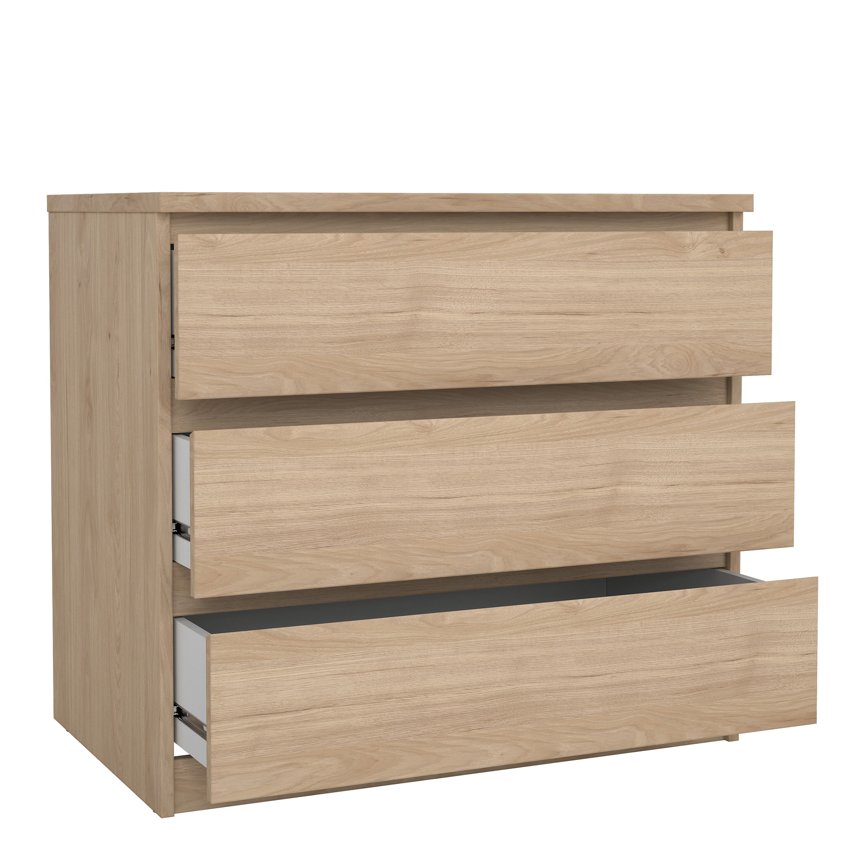 Naia Chest of 3 Drawers in Jackson Hickory Oak – FTG, view 4