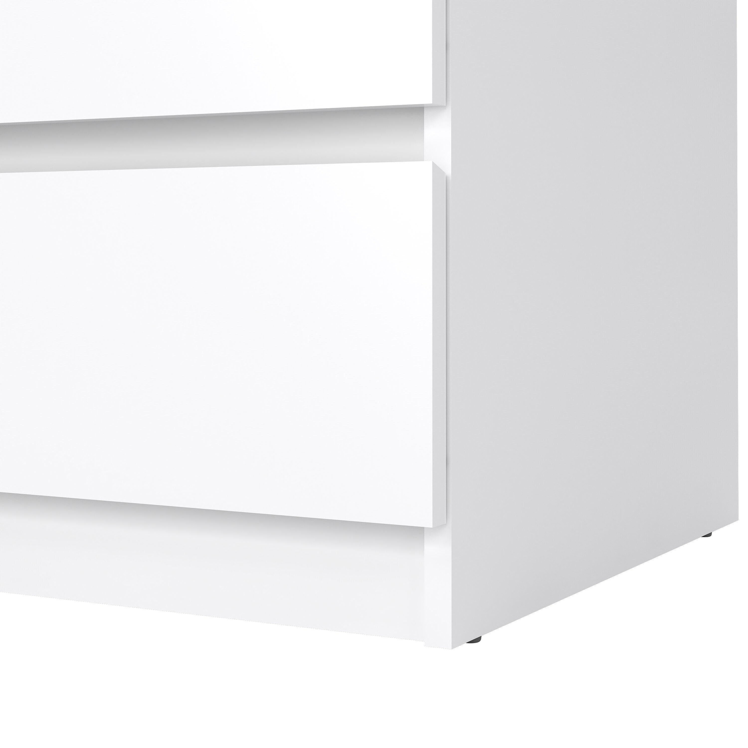 Naia Chest of 3 Drawers in White High Gloss – FTG, view 7