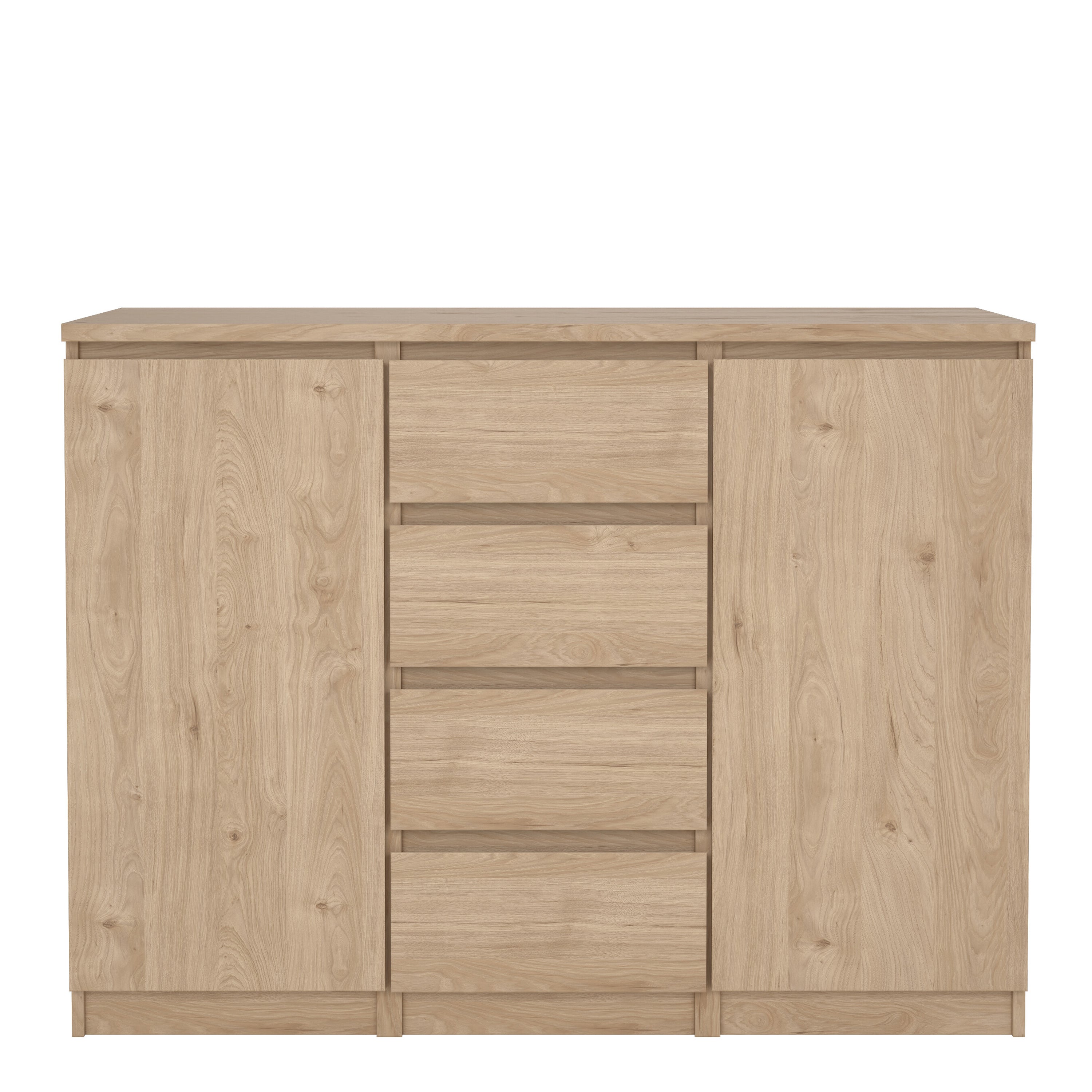 Naia Sideboard 4 Drawers 2 Doors in Jackson Hickory Oak – FTG, view 2