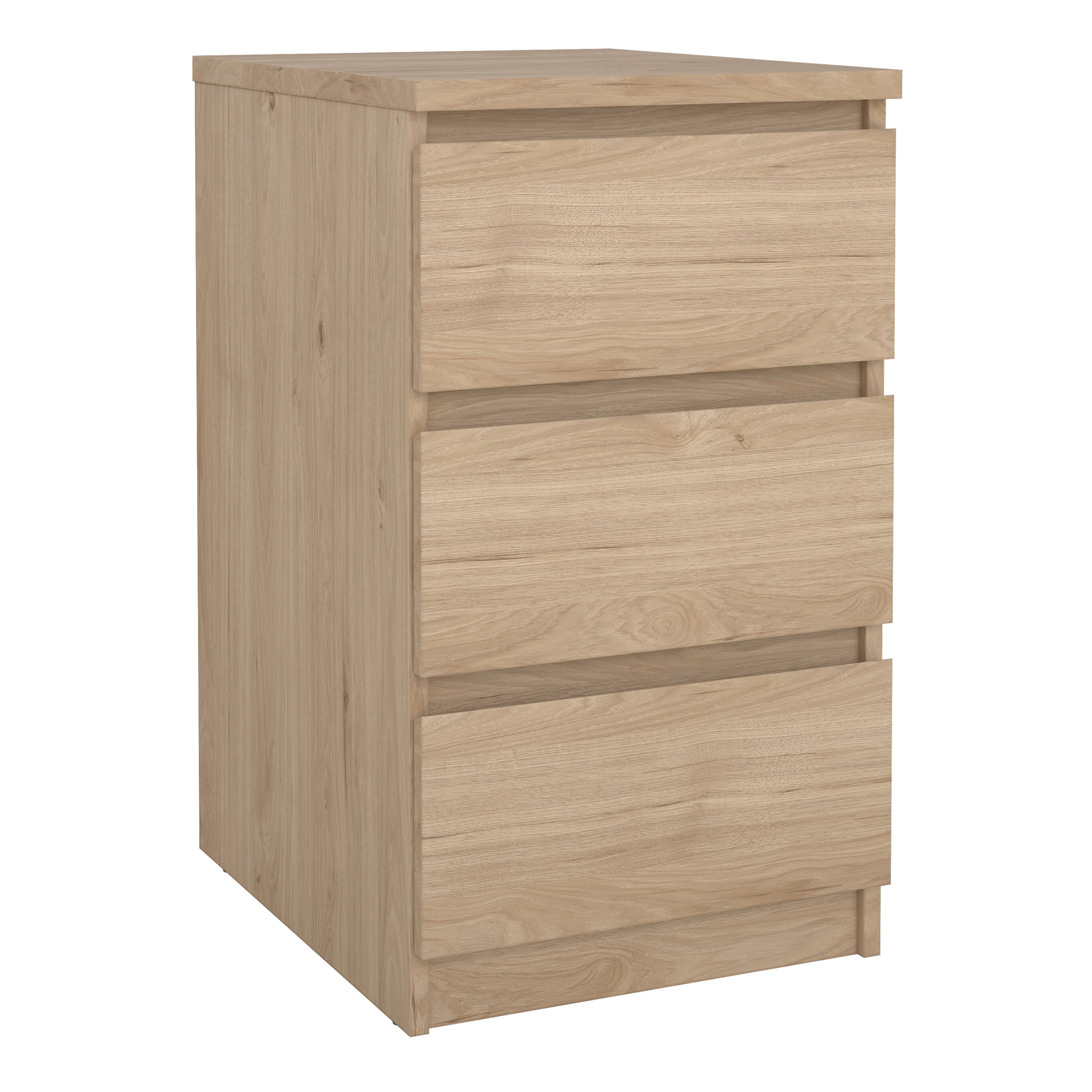 Naia Bedside 3 Drawers in Jackson Hickory Oak – FTG