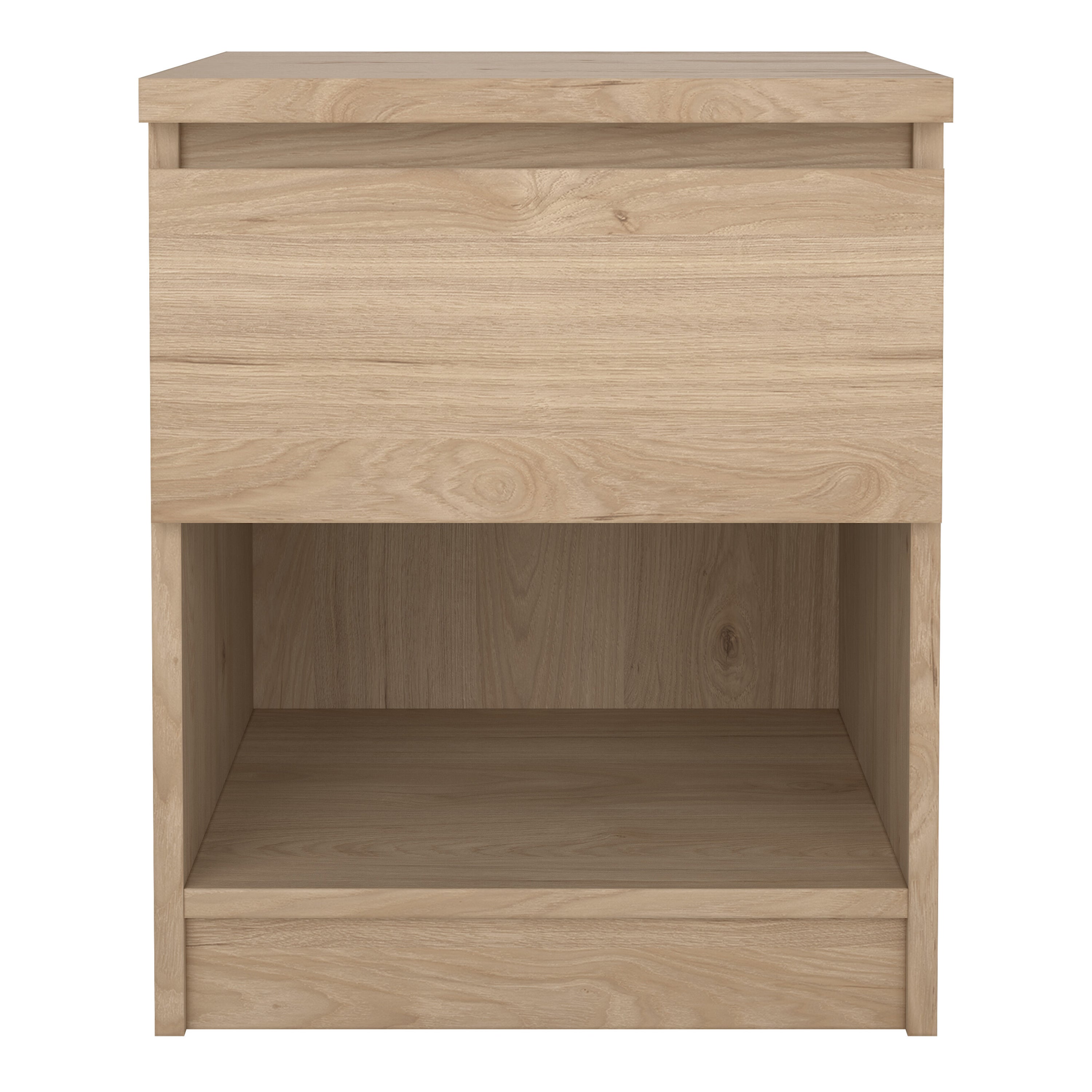 Naia Bedside 1 Drawer 1 Shelf in Jackson Hickory Oak – FTG, view 2