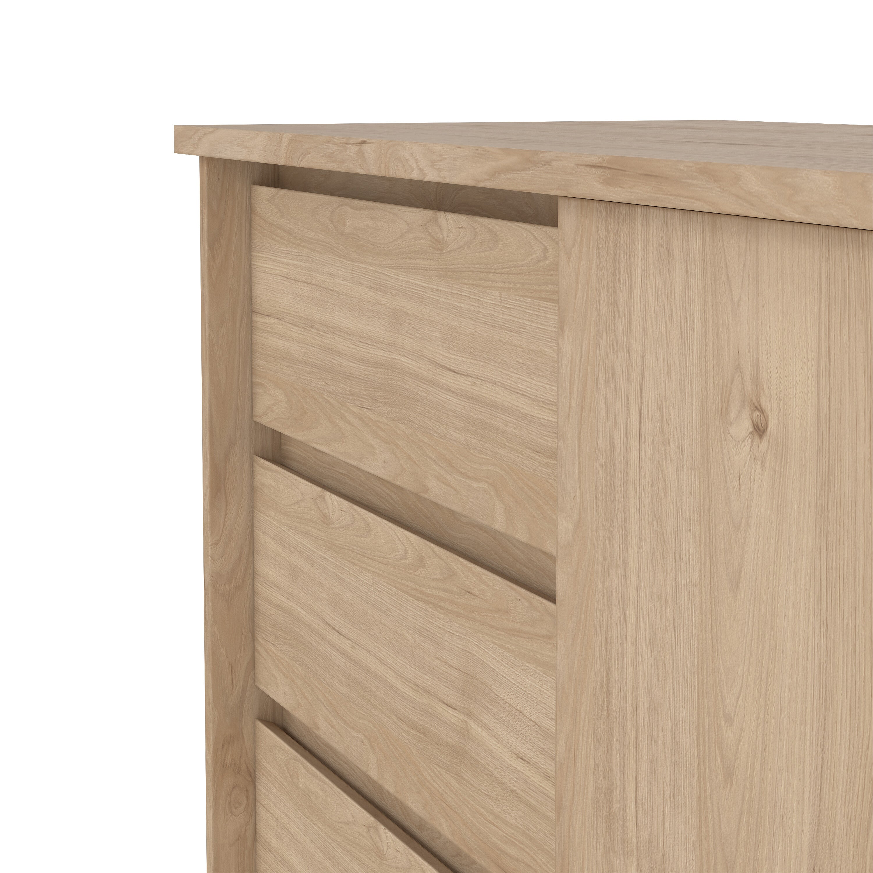 Naia Storage Unit with 1 Sliding Door and 3 Drawers in Jackson Hickory Oak – FTG, view 7