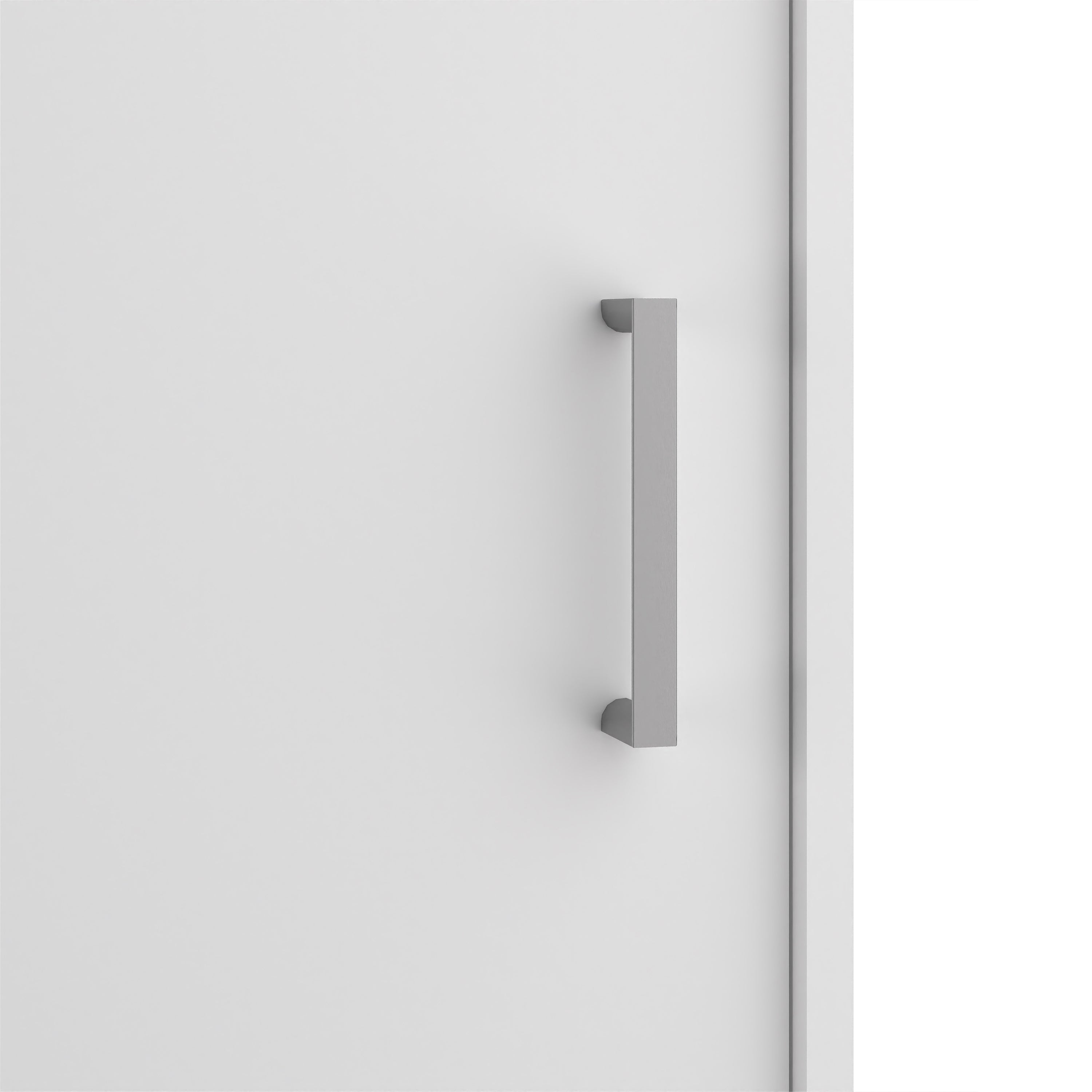 Space Wardrobe 2 Sliding Doors in White 1750 – FTG, view 9
